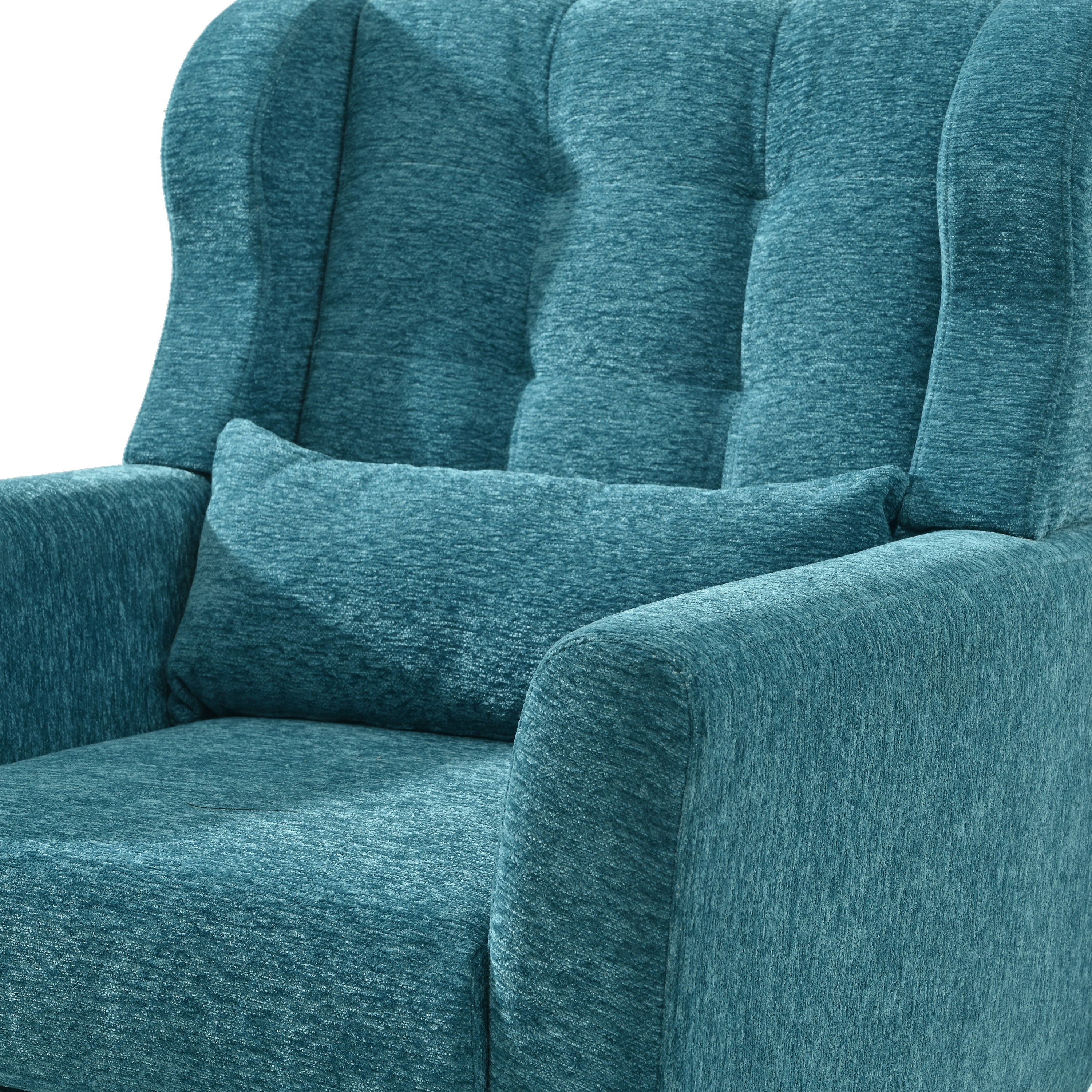 Mid-Century Chenille Accent Chair – Comfy Reading Chair with Lounge Style