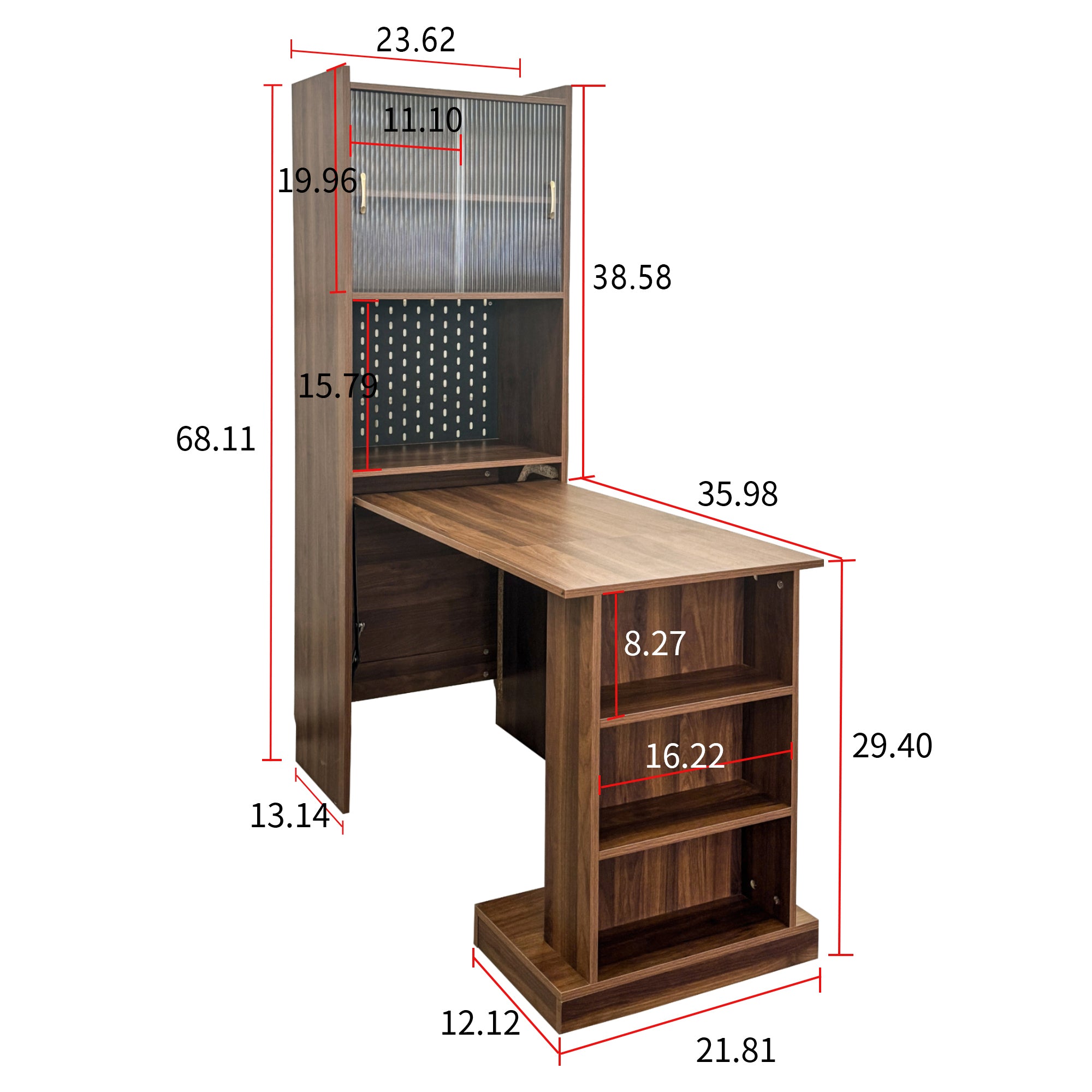 Space-Saving Foldable Computer Desk