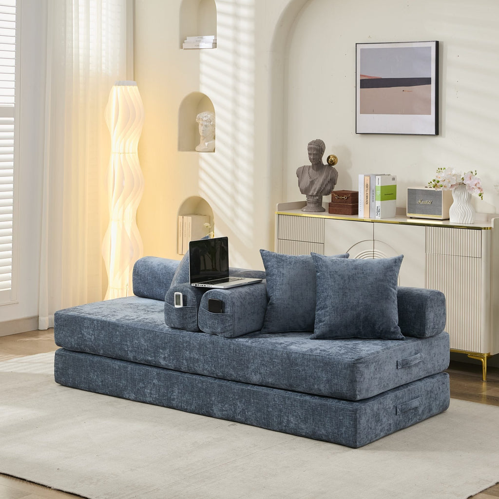 Comfy Convertible Folding Mattress Sofa Bed