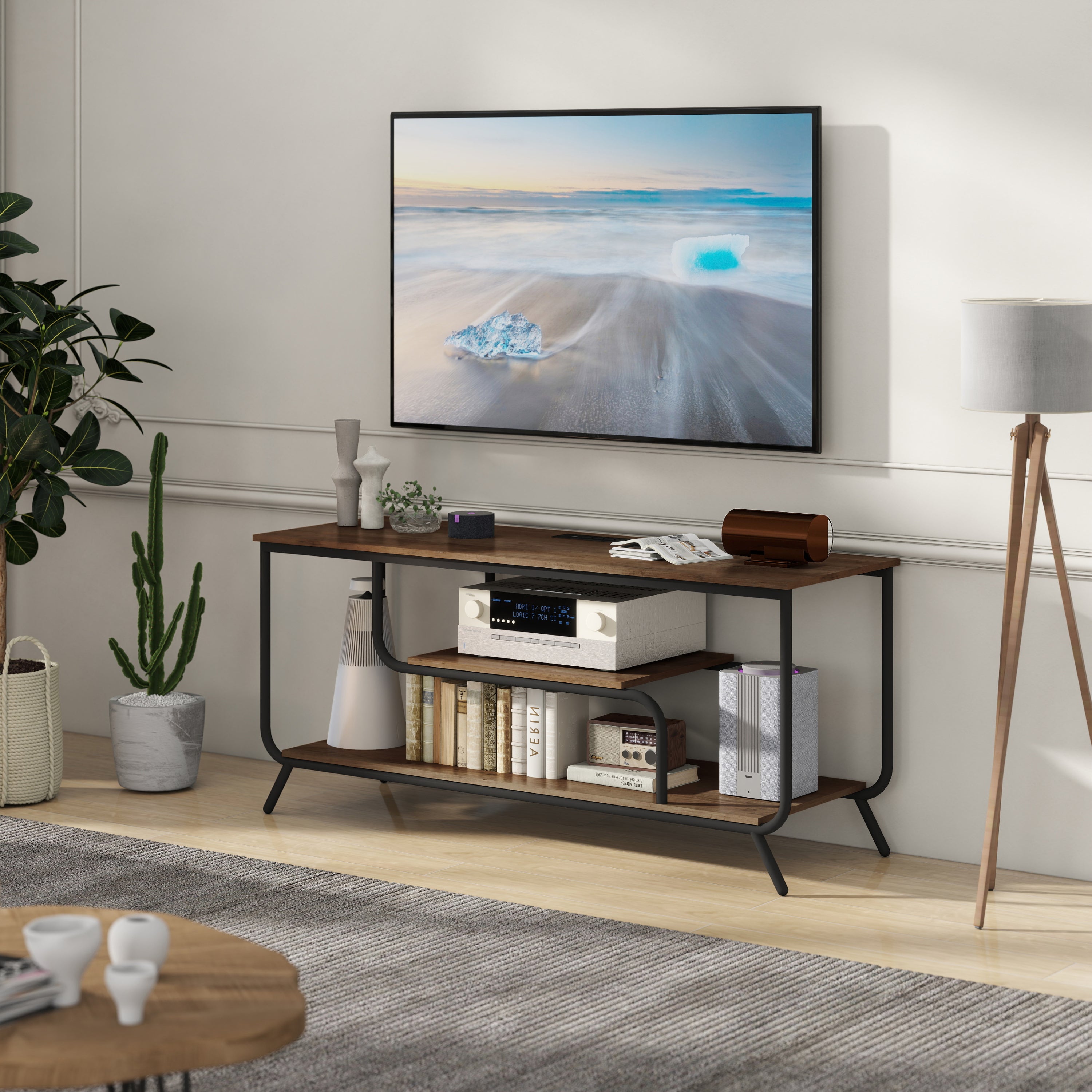 Modern TV Socket and LED Light