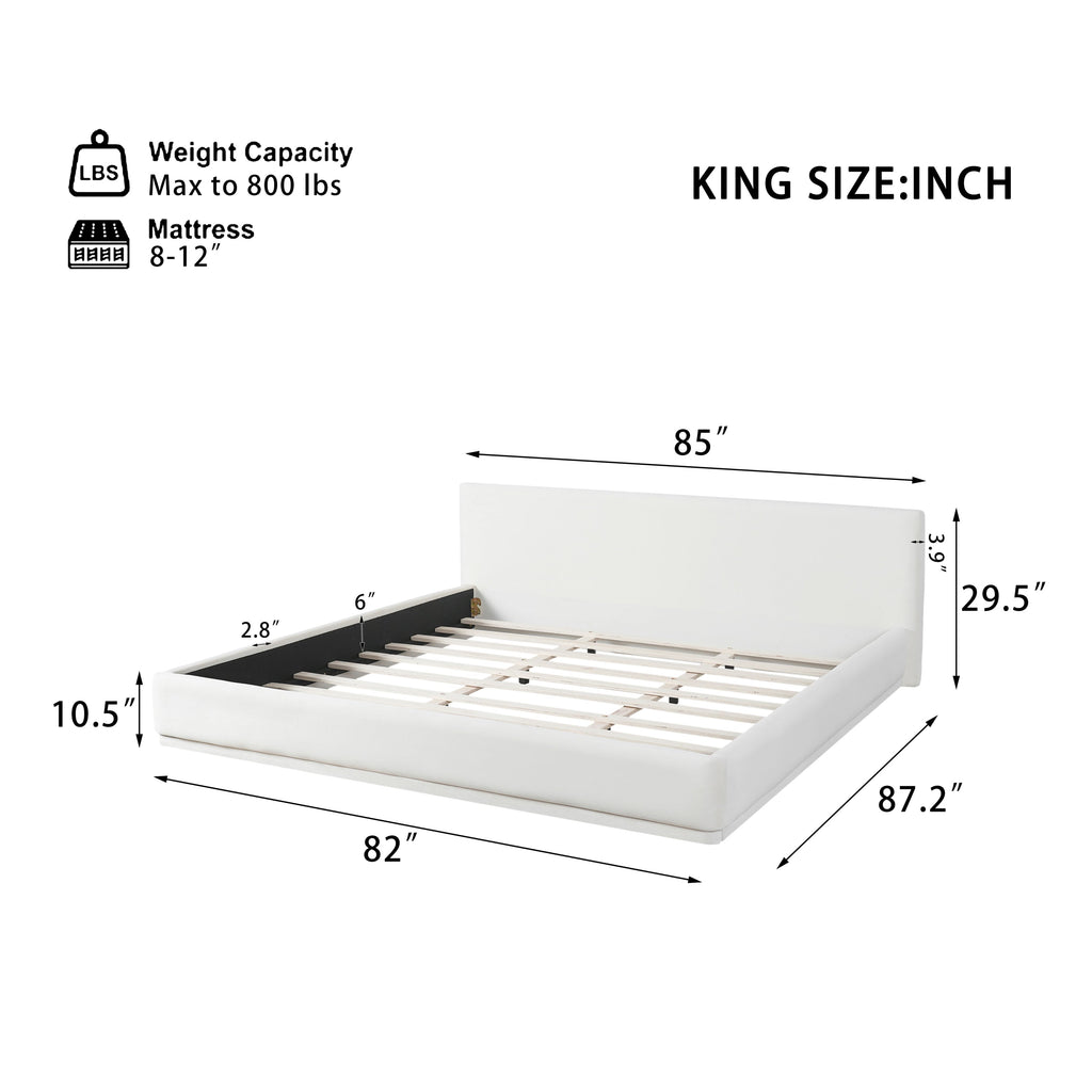 Luxurious and Cozy Upholstered Velvet Bed