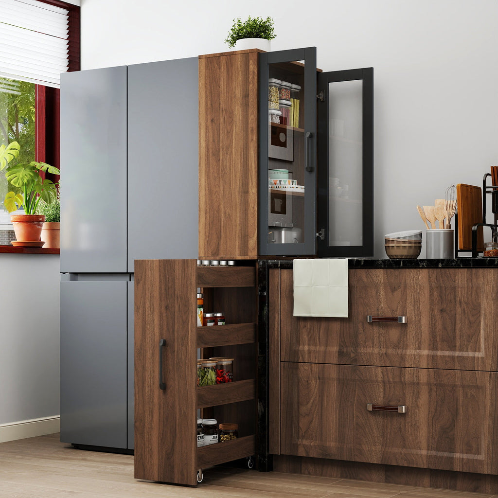 70.87'H Modern Display Storage Cabinet