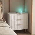 Modern Night Stand with Storage Cabinet for Bedroom with 3 Drawers
