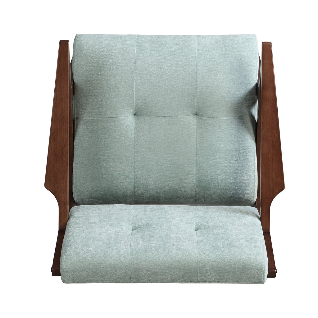 Mid-Century Modern Accent Chair with Plush Cushions