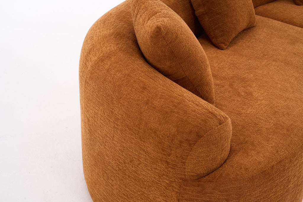 30D High-Density Sponge Sectional Couch for Living Room