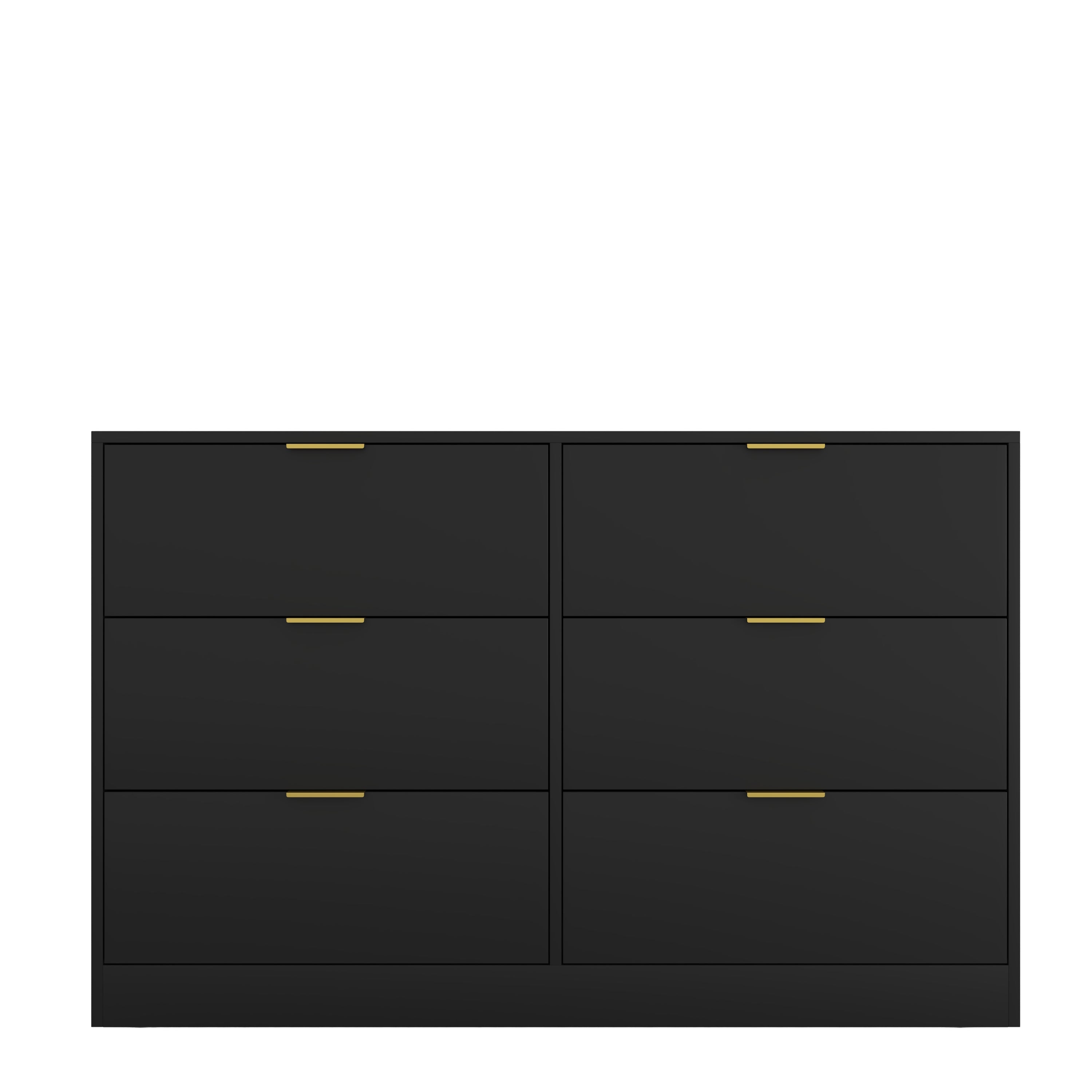 Modern 6-Drawer Dresser for Bedroom