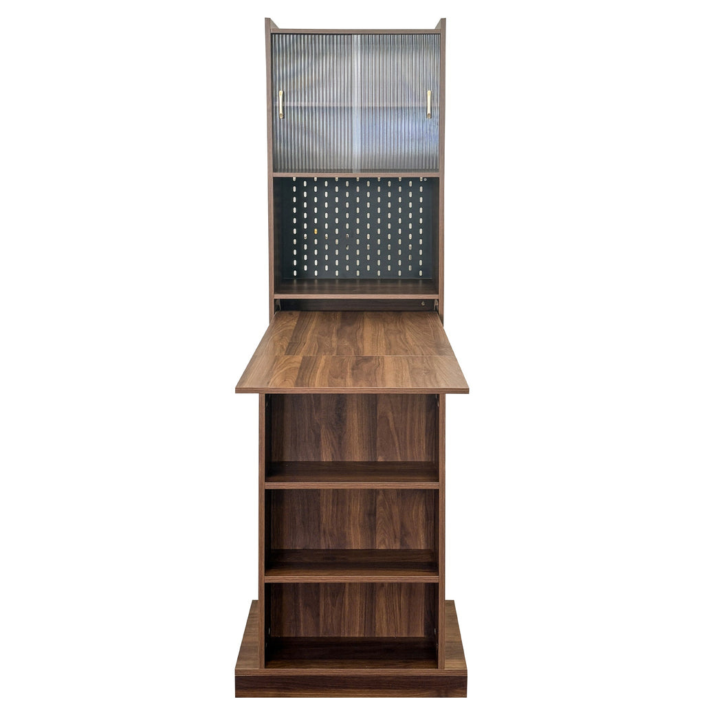 Space-Saving Foldable Computer Desk