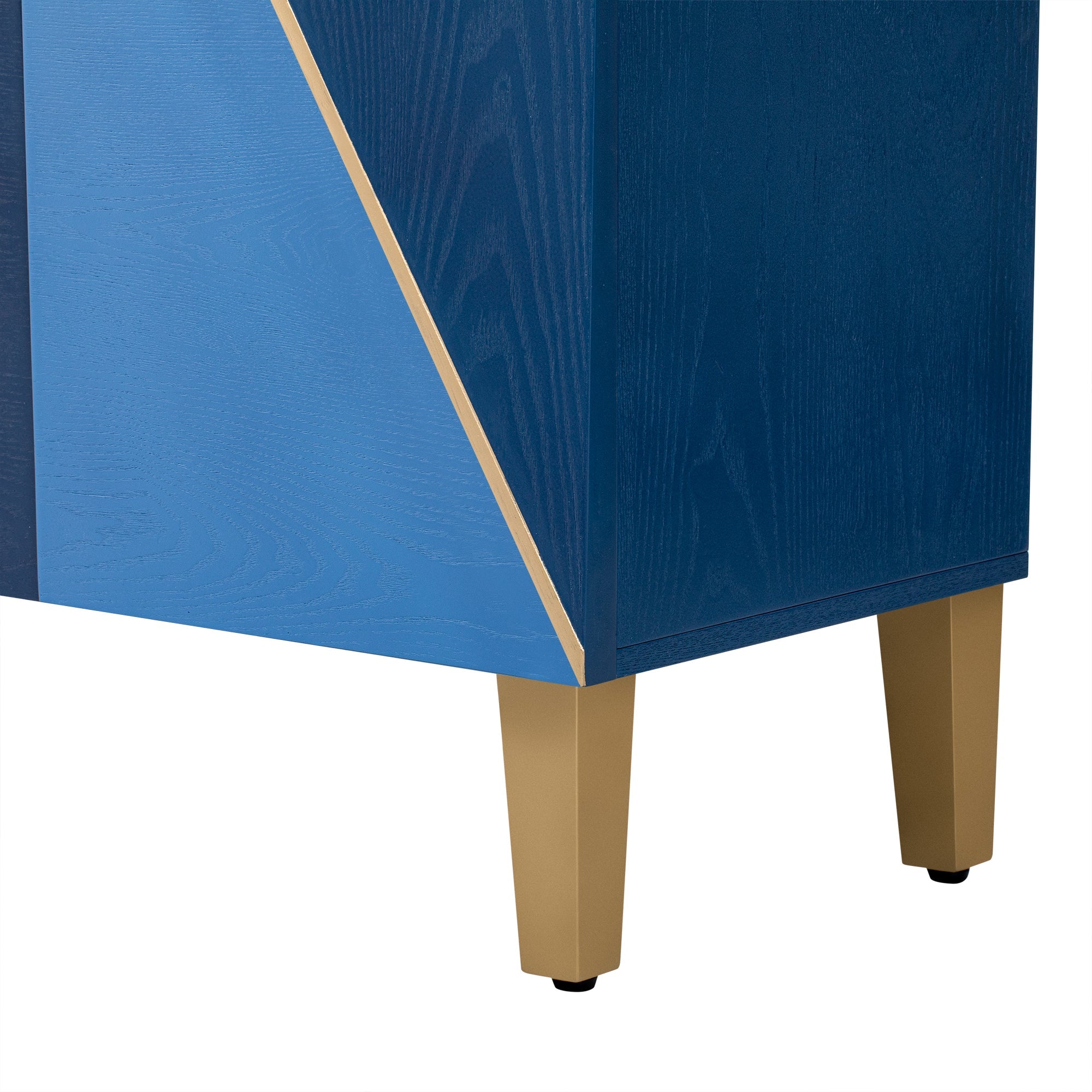 60' Retro Sideboard Cabinet with Adjustable Shelves