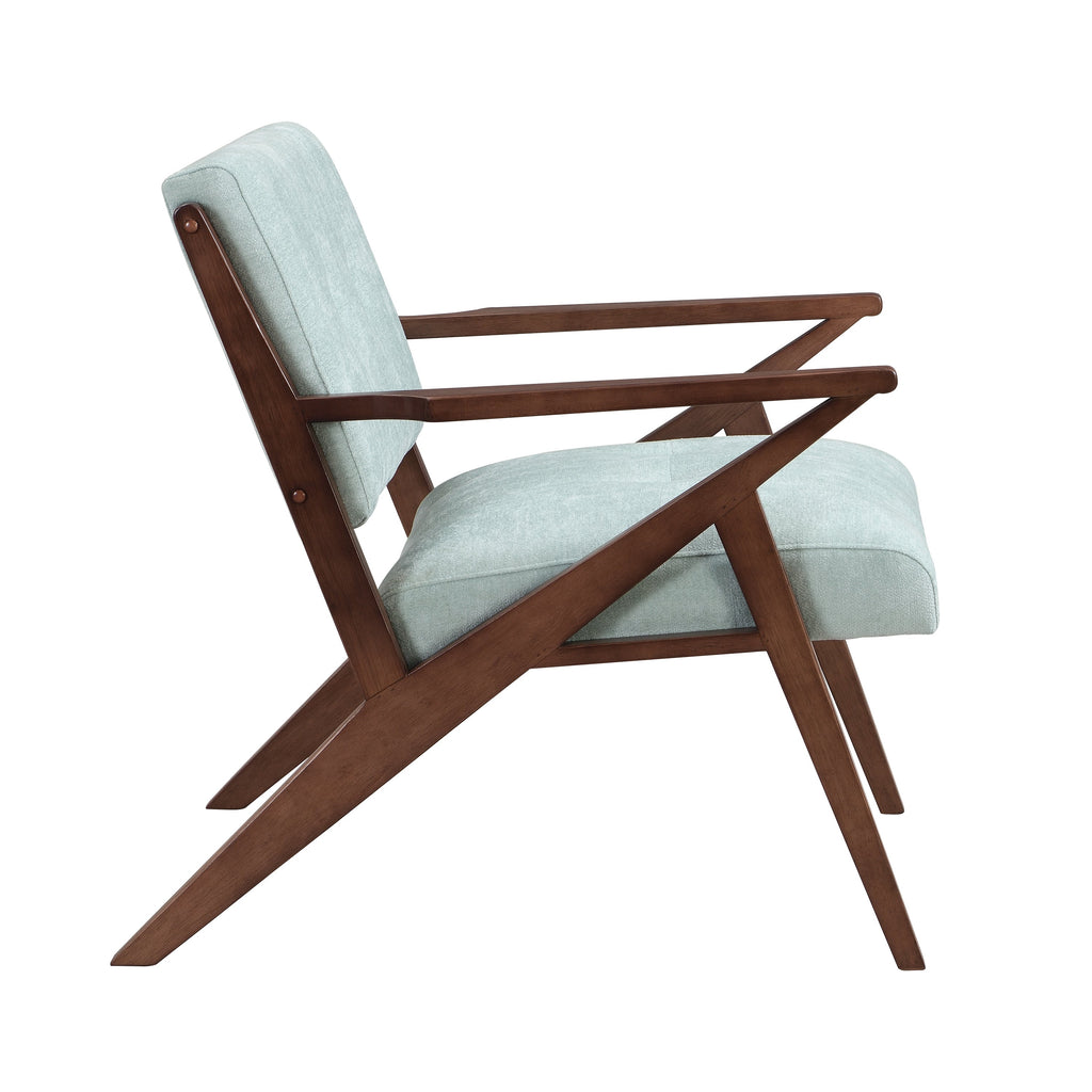 Mid-Century Modern Accent Chair with Plush Cushions