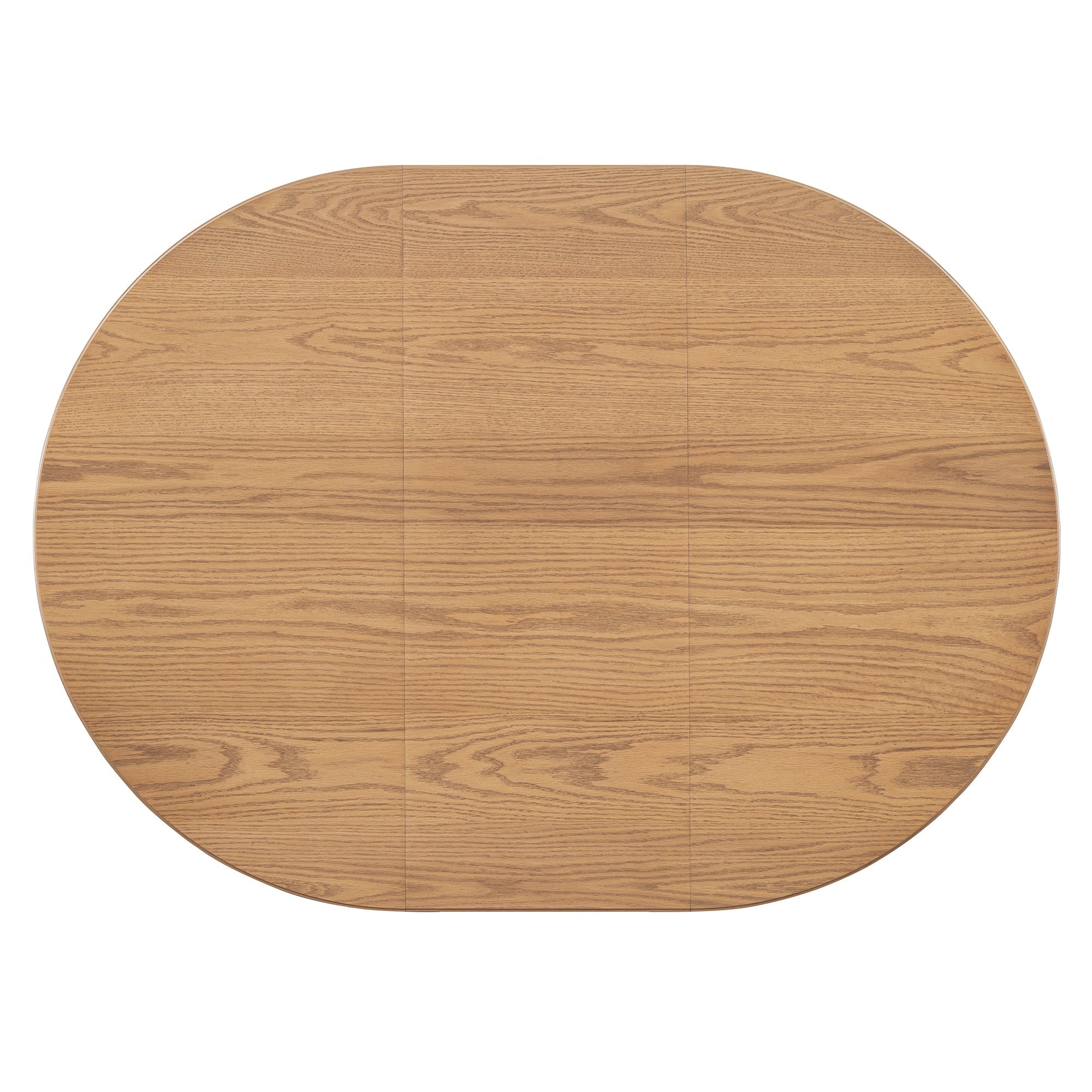 5-Piece Retro Extendable Dining Table Set with 16" Removable Leaf