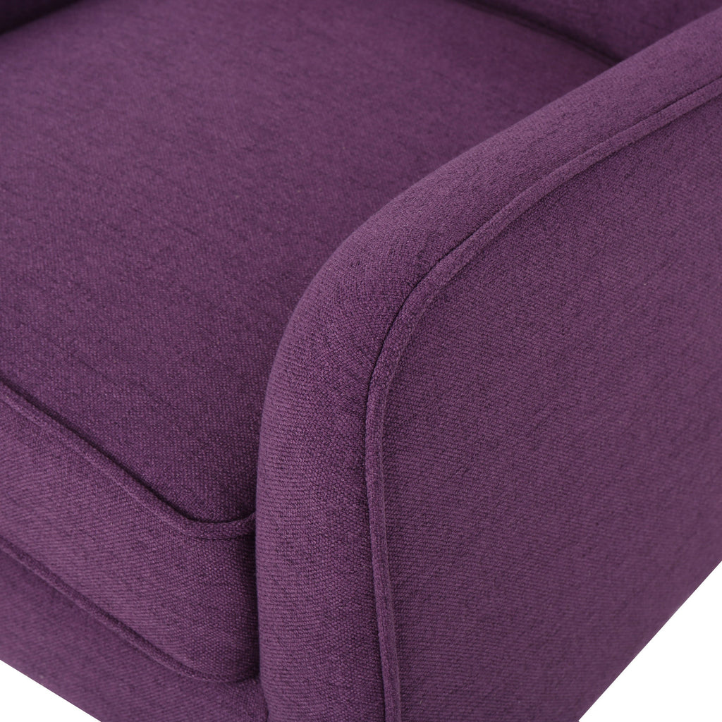 Mid-Century Modern Arm Chair with Tufted Back
