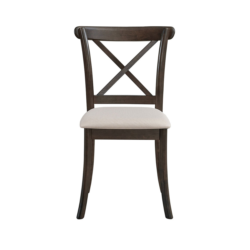 Wooden X Back Dining Chairs (Set of 2)