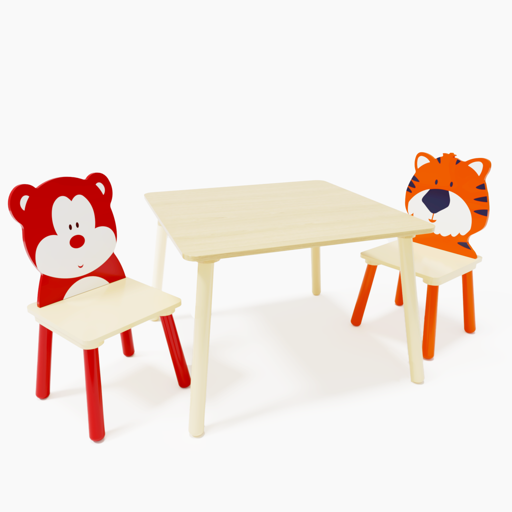 Montessori Toddler Table and Chairs Set