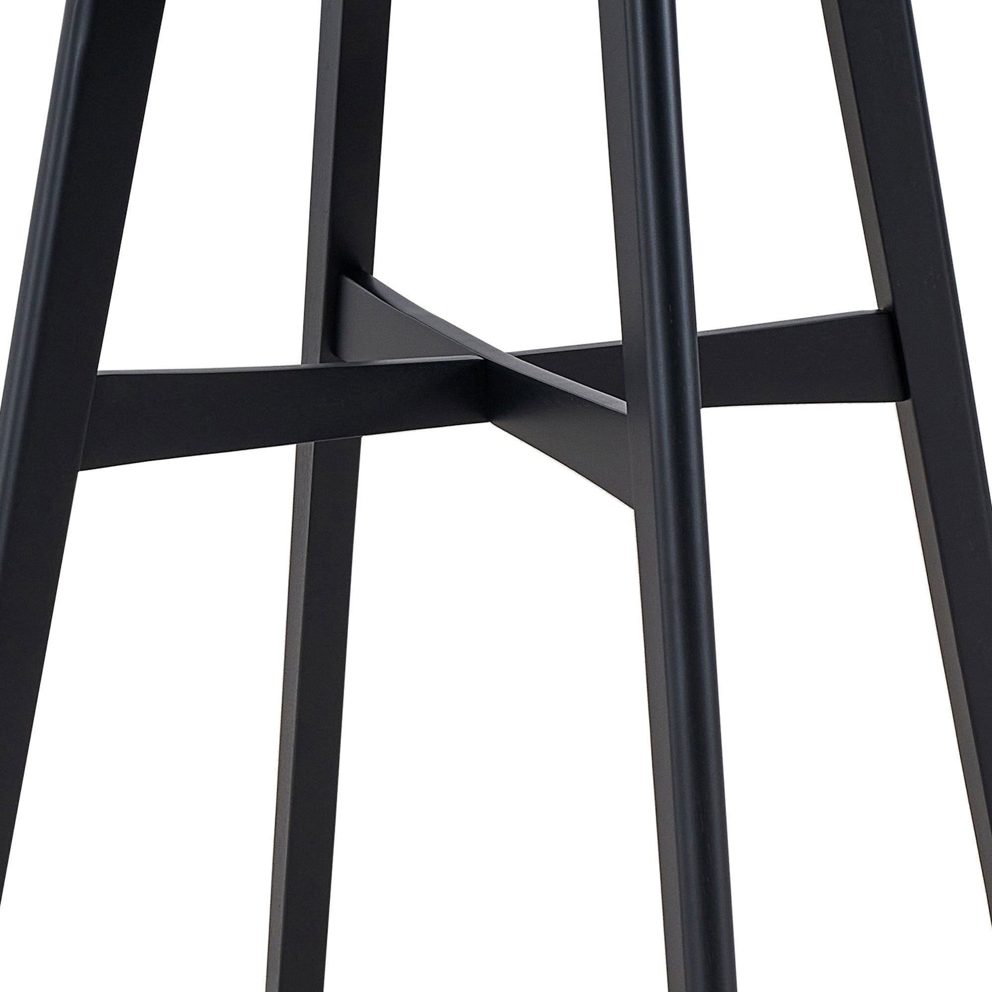 Modern Wooden Bar Chairs (Set of 2)