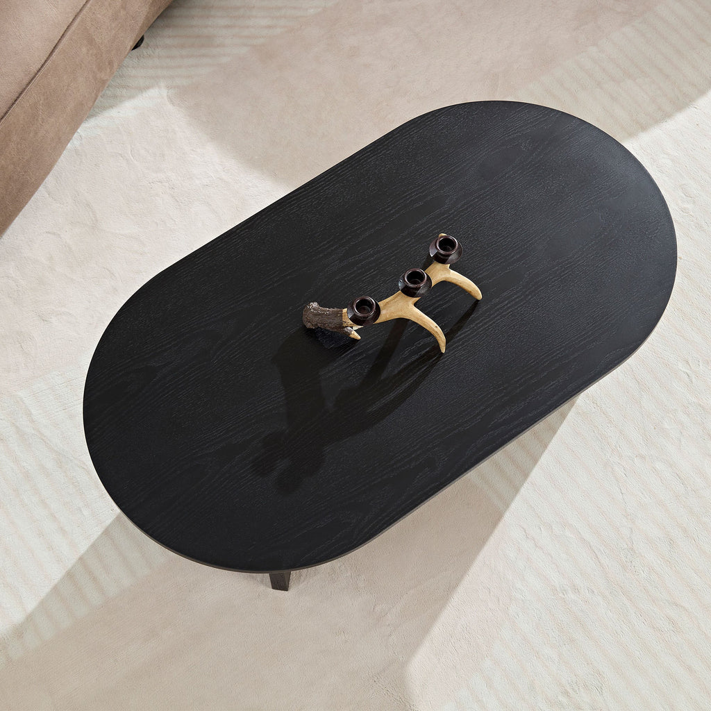 Length 39.37 Inch MDF Oval Coffee Table