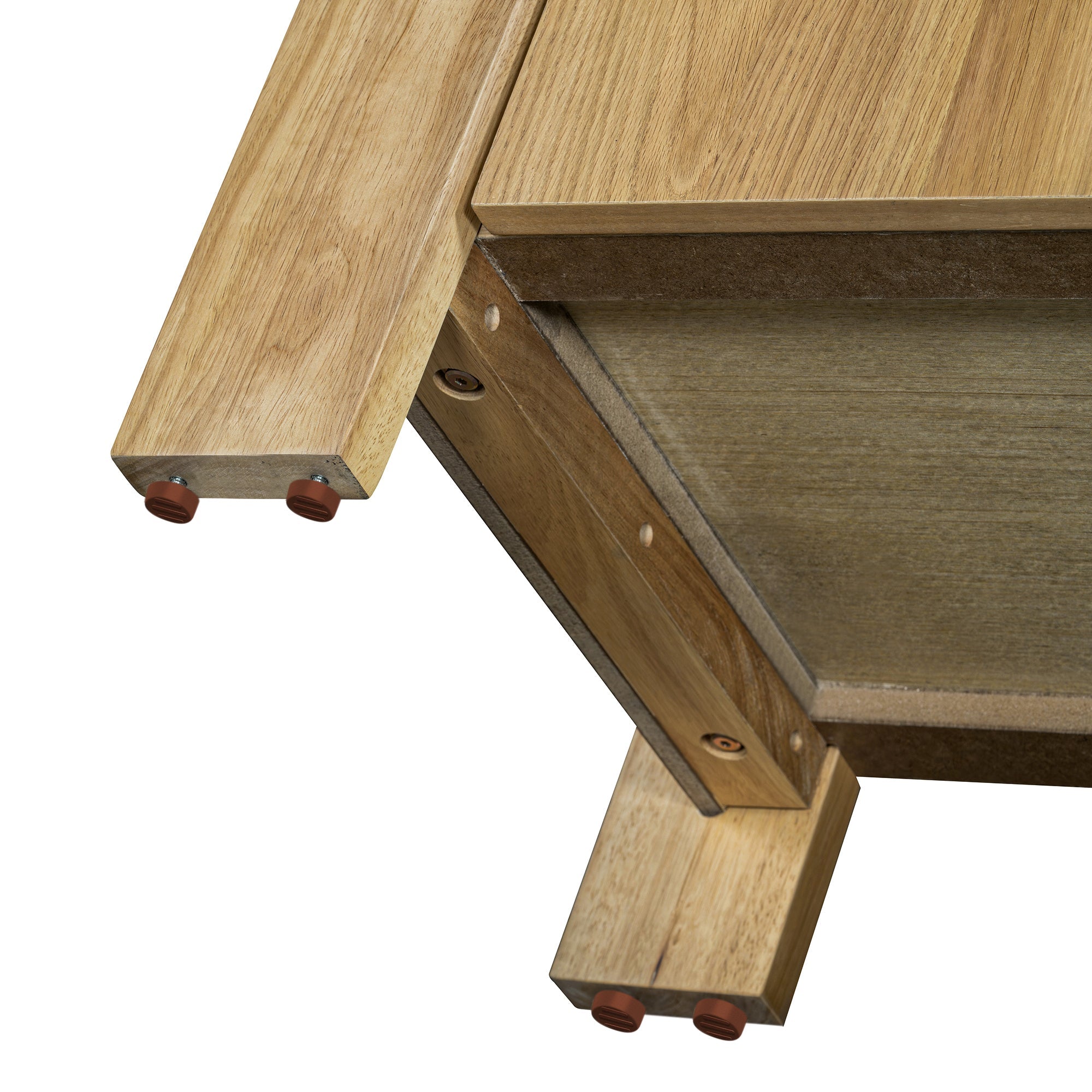 4-Door Retro Wood Buffet Cabinet with Storage