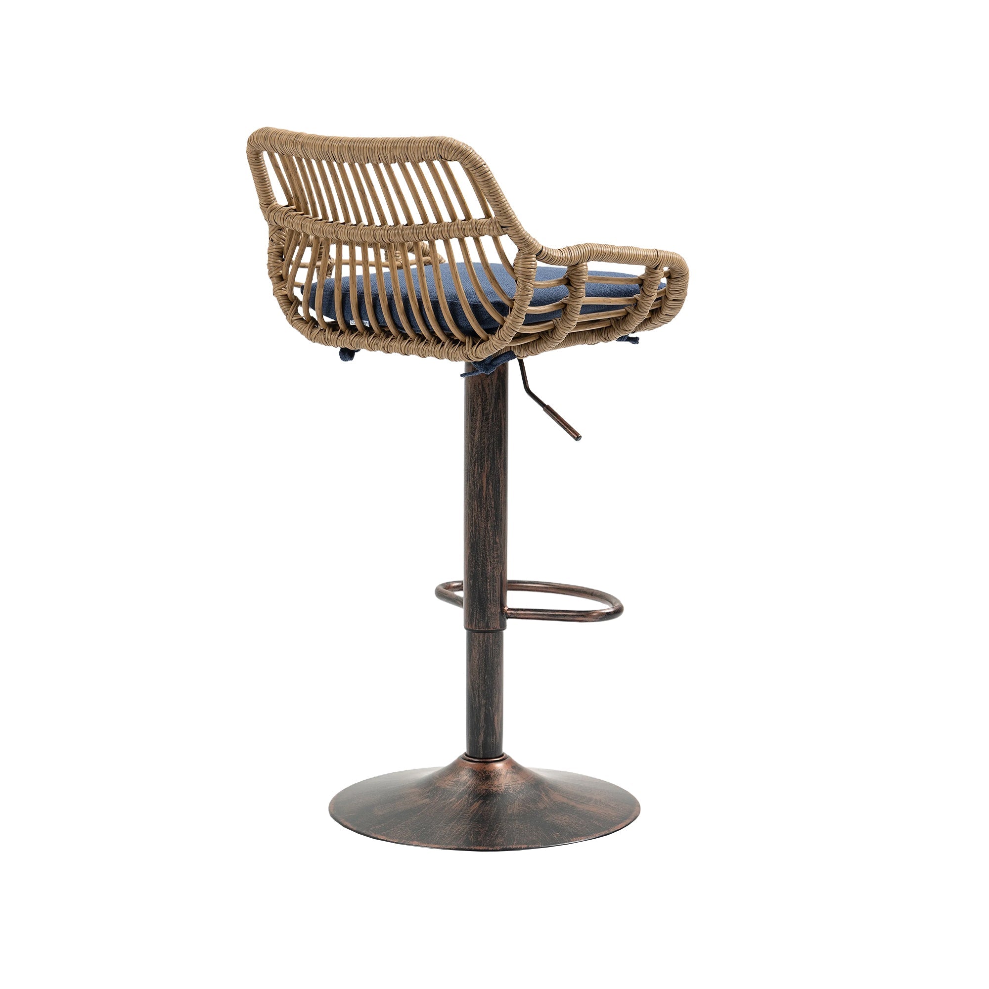 Modern Swivel Bar Stools (Set of 2)