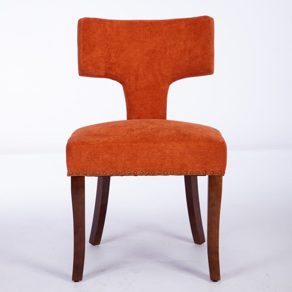 Mid Century Farmhouse Linen Fabric Dining Chairs (Set of 2)