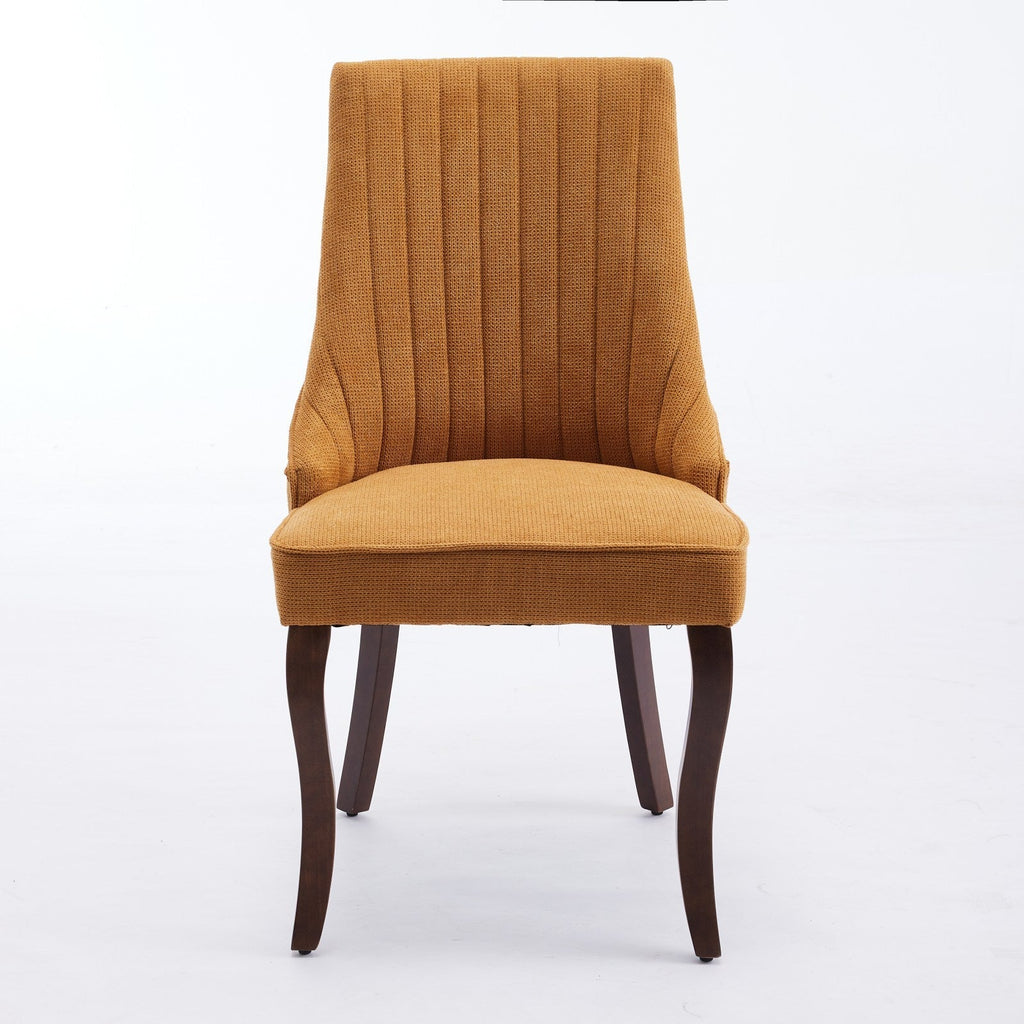 Rayon Cloth Flocking Velvet/Linen Dining Chairs (Set of 2)