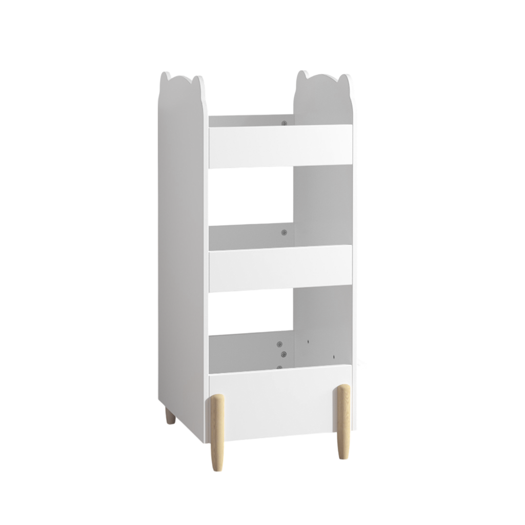 Kids Bookshelf with Chalkboard Side
