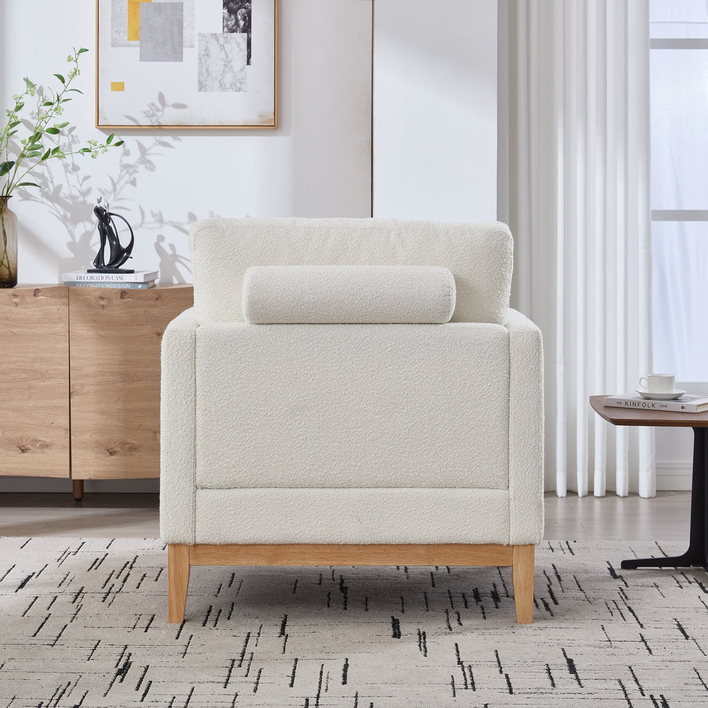 35.4' Wide Modern Farmhouse Performance Accent Sofa Chair
