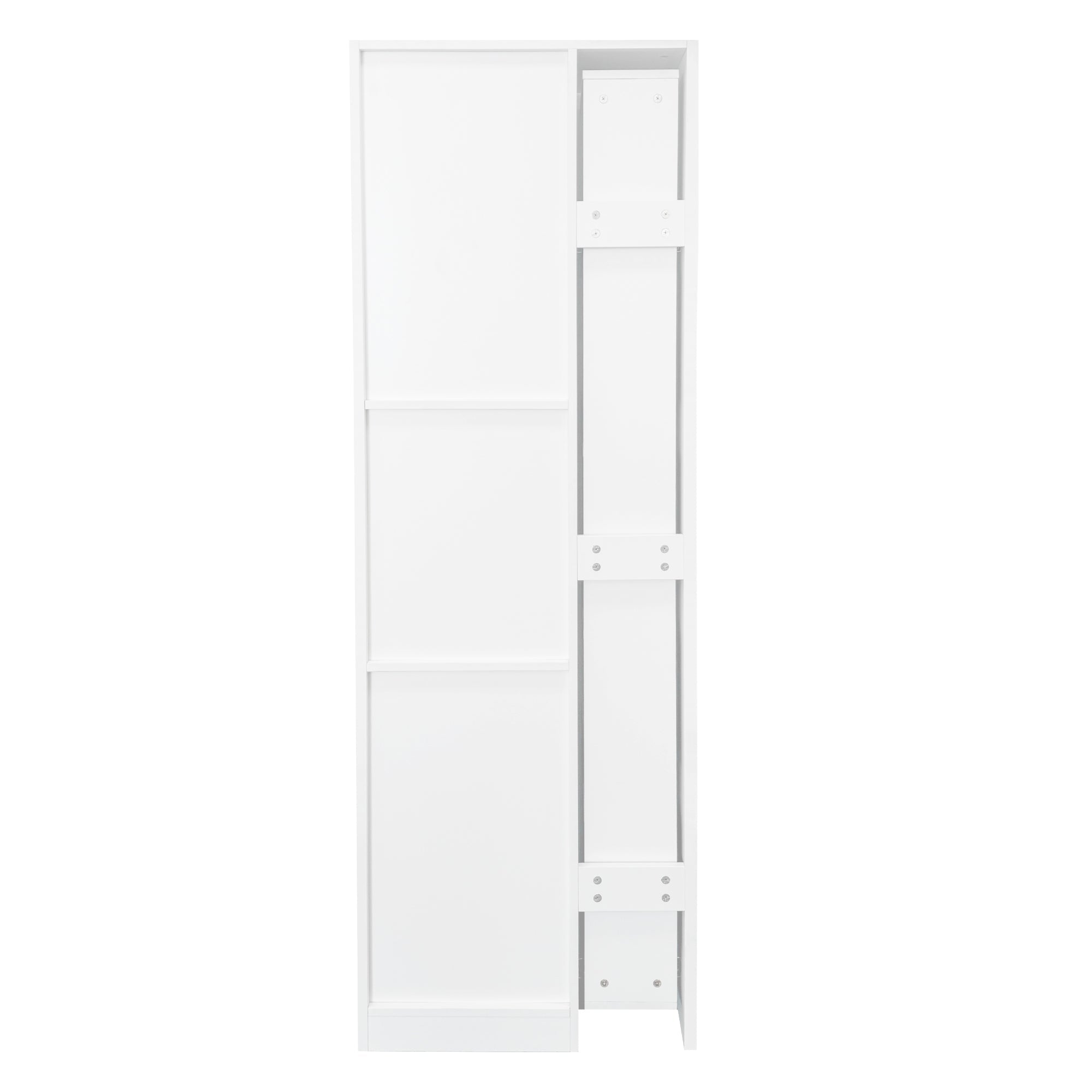 Farmhouse Kitchen Storage Cabinet with Glass Doors