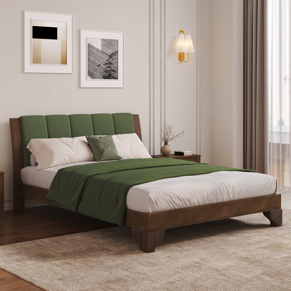 Queen Size Premium Pine Wood Queen Bed Frame