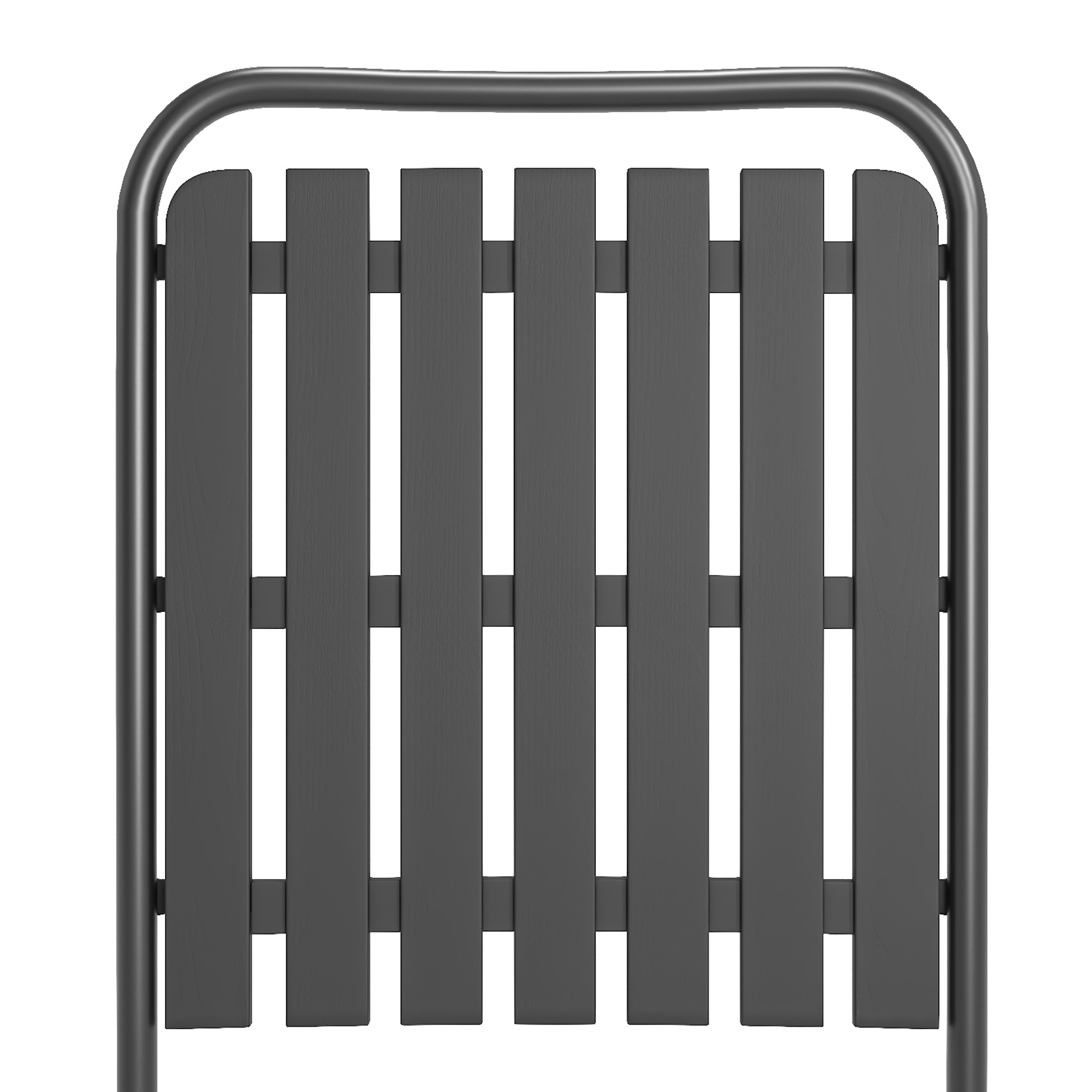 2-Piece Folding Chair 350lb Capacity Rust-Resistant Stain-Proof for Balcony Garden