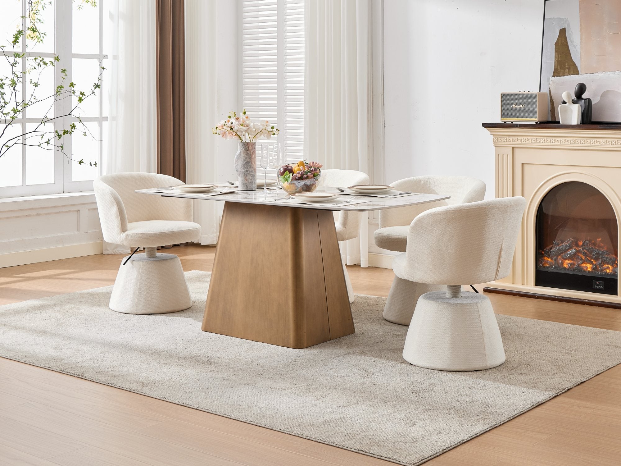 Adjustable Height 360° Swivel Ergonomic Bar Stool
