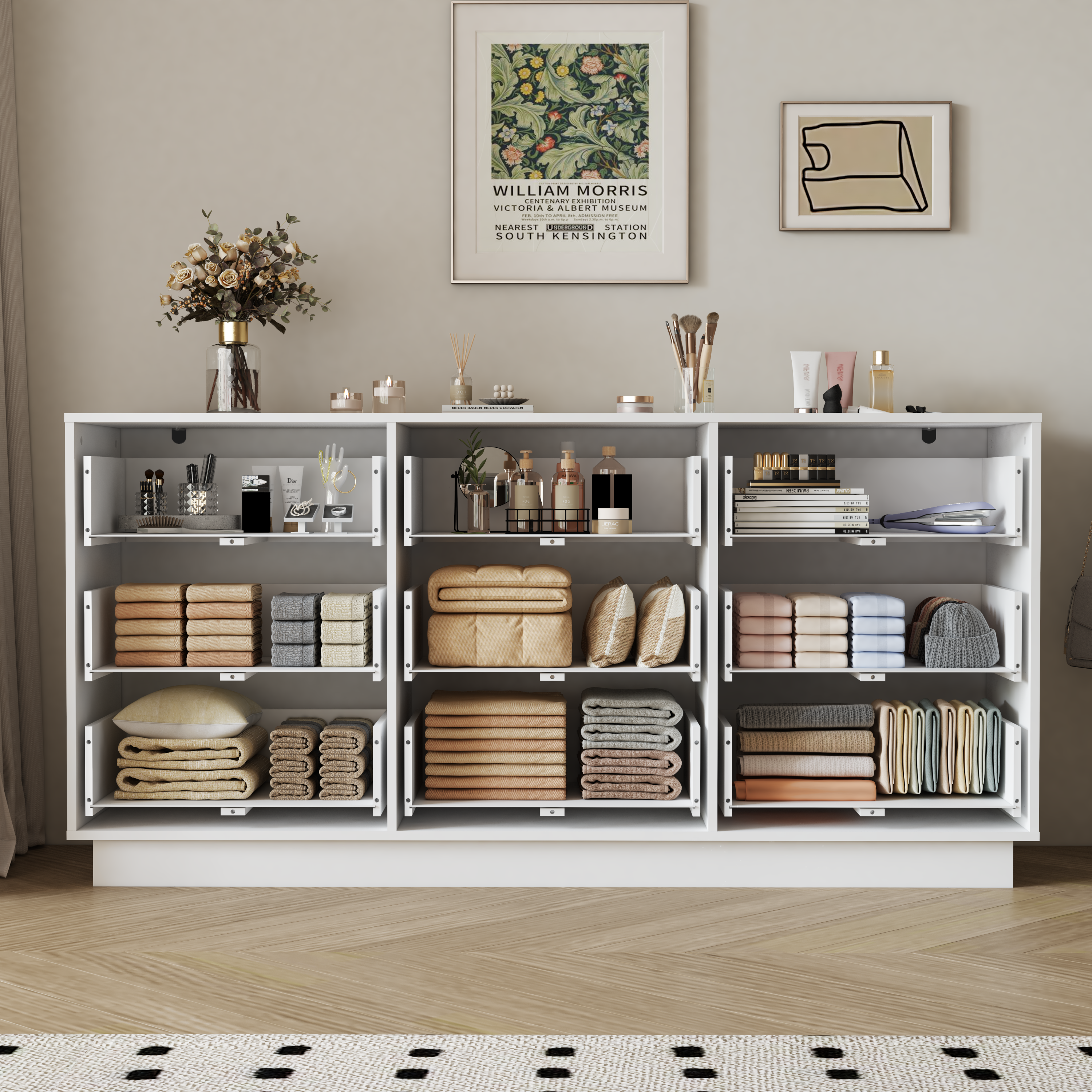 9 Drawer Dresser for Bedroom with Deep Drawers