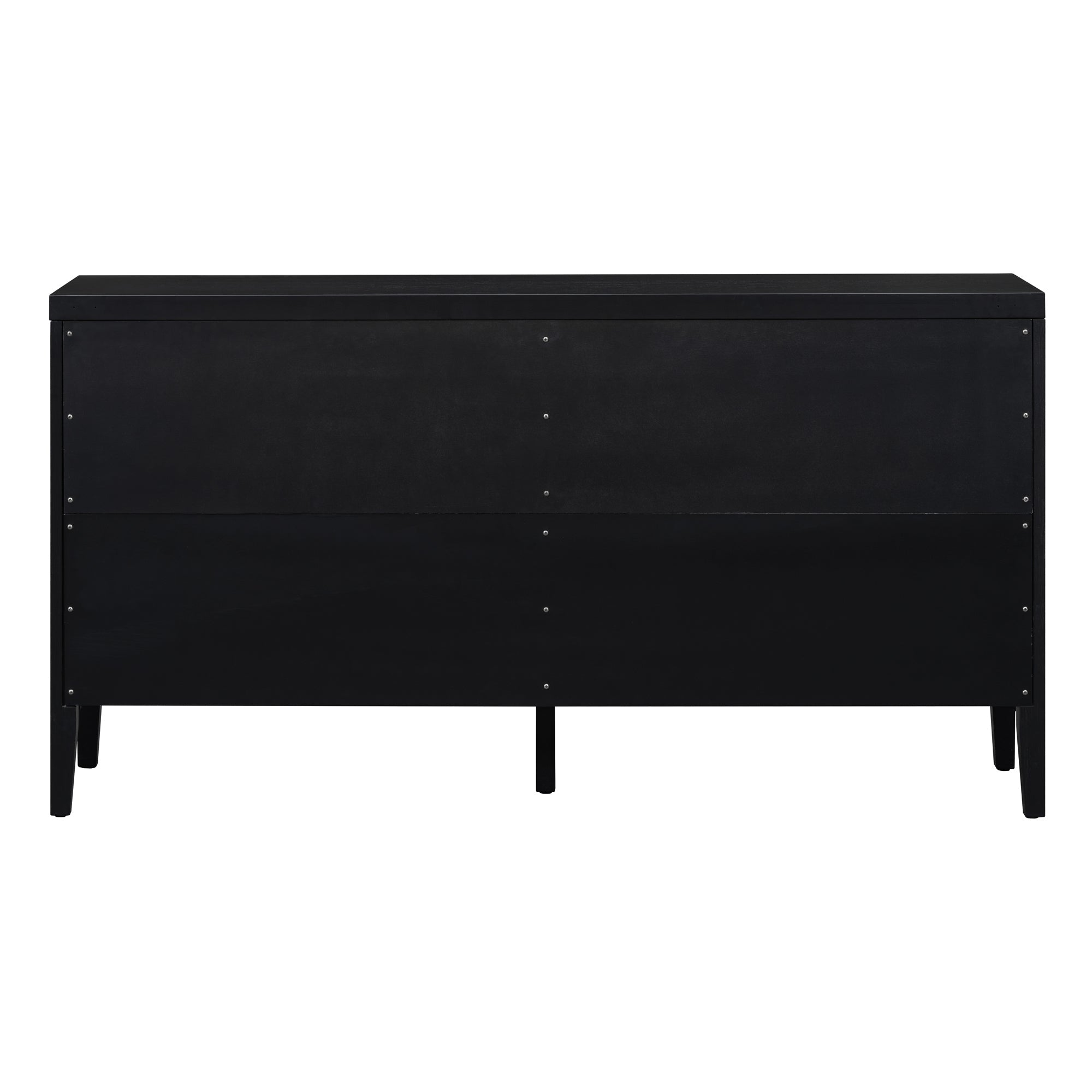 60" Circular Groove Design Sideboard Door for Living Room
