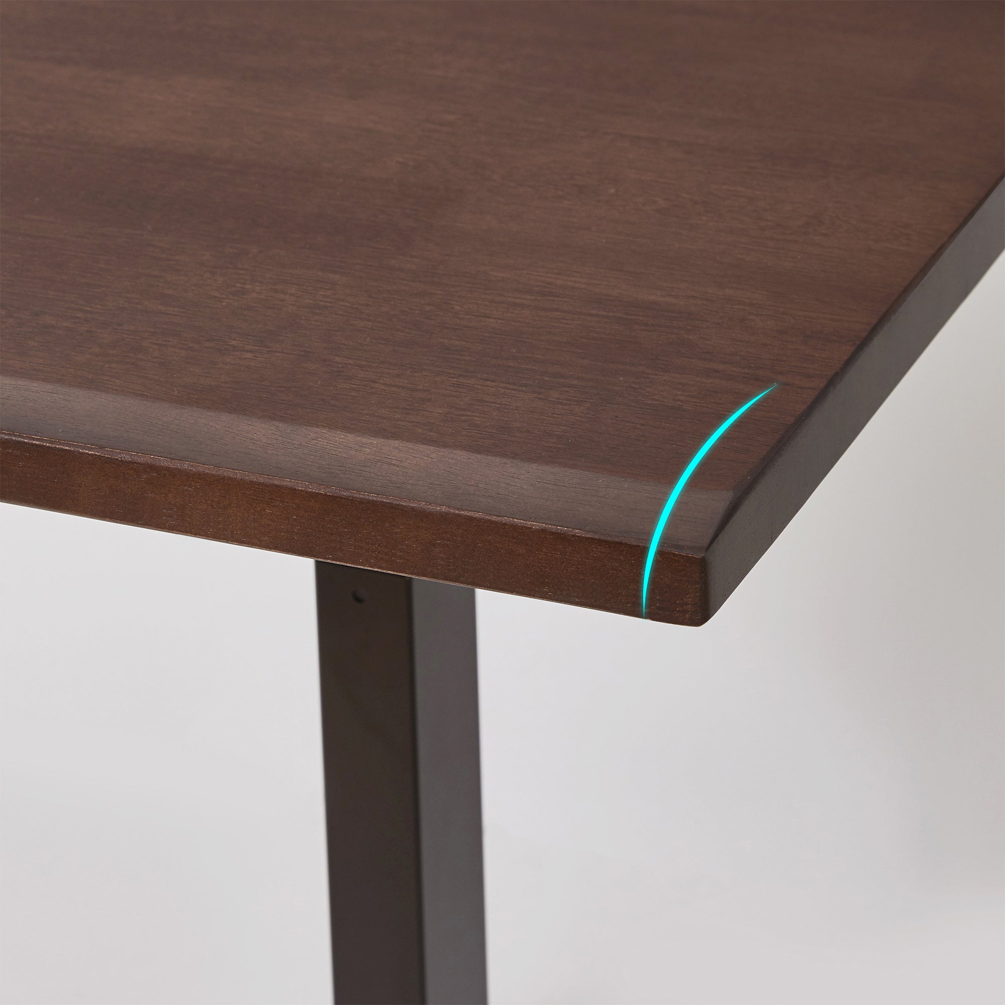 Solid Rubberwood Electric Adjustable Height Ergonomic Home Office Desk