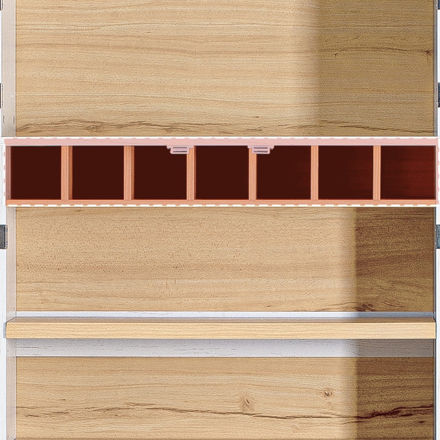78" Tall Farmhouse Kitchen Pantry Cabinet with Shelves Drawer Wine Rack