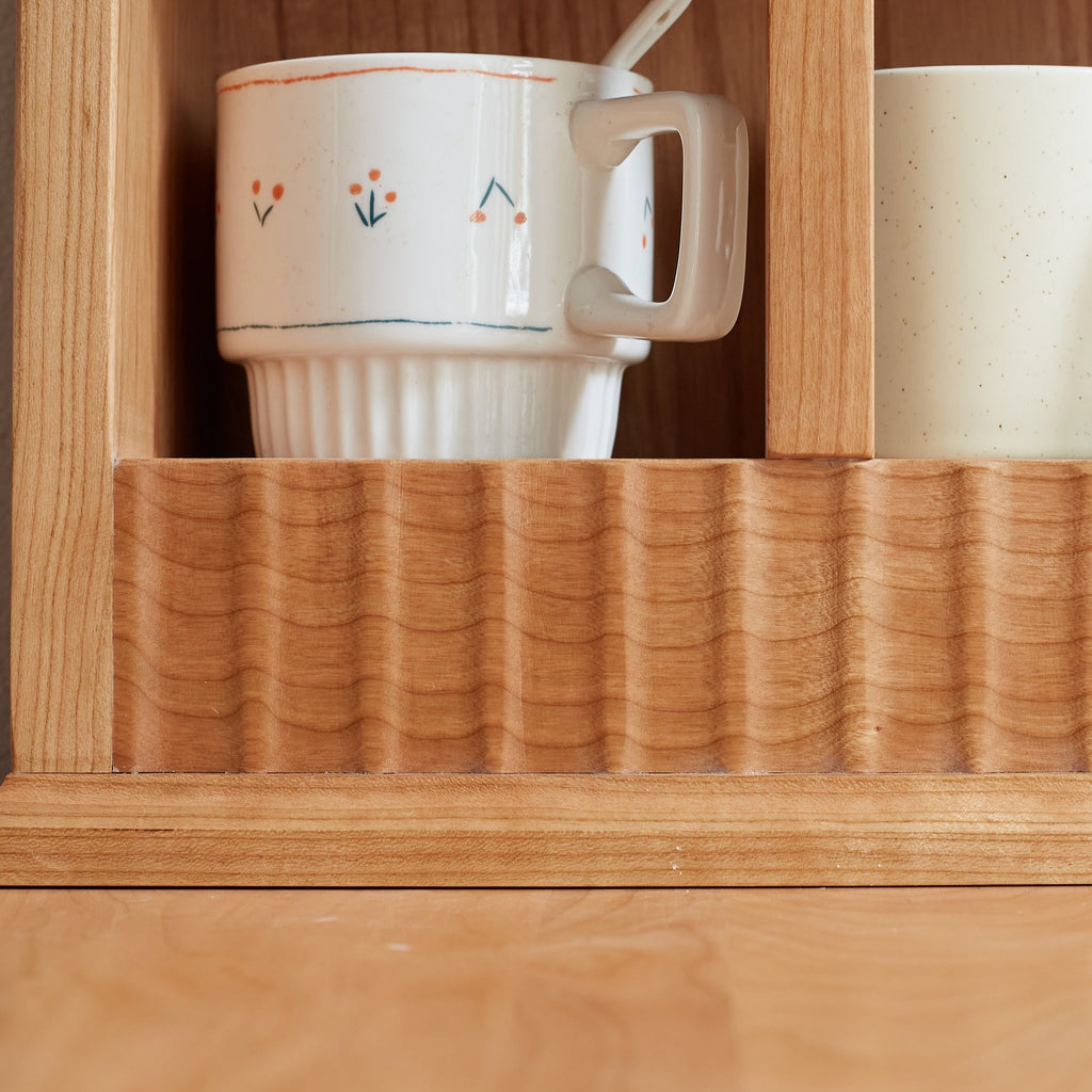 A Grade Cherry Solid Wood Storage Rack