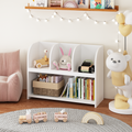 Kids Bookcase with 4 Compartments