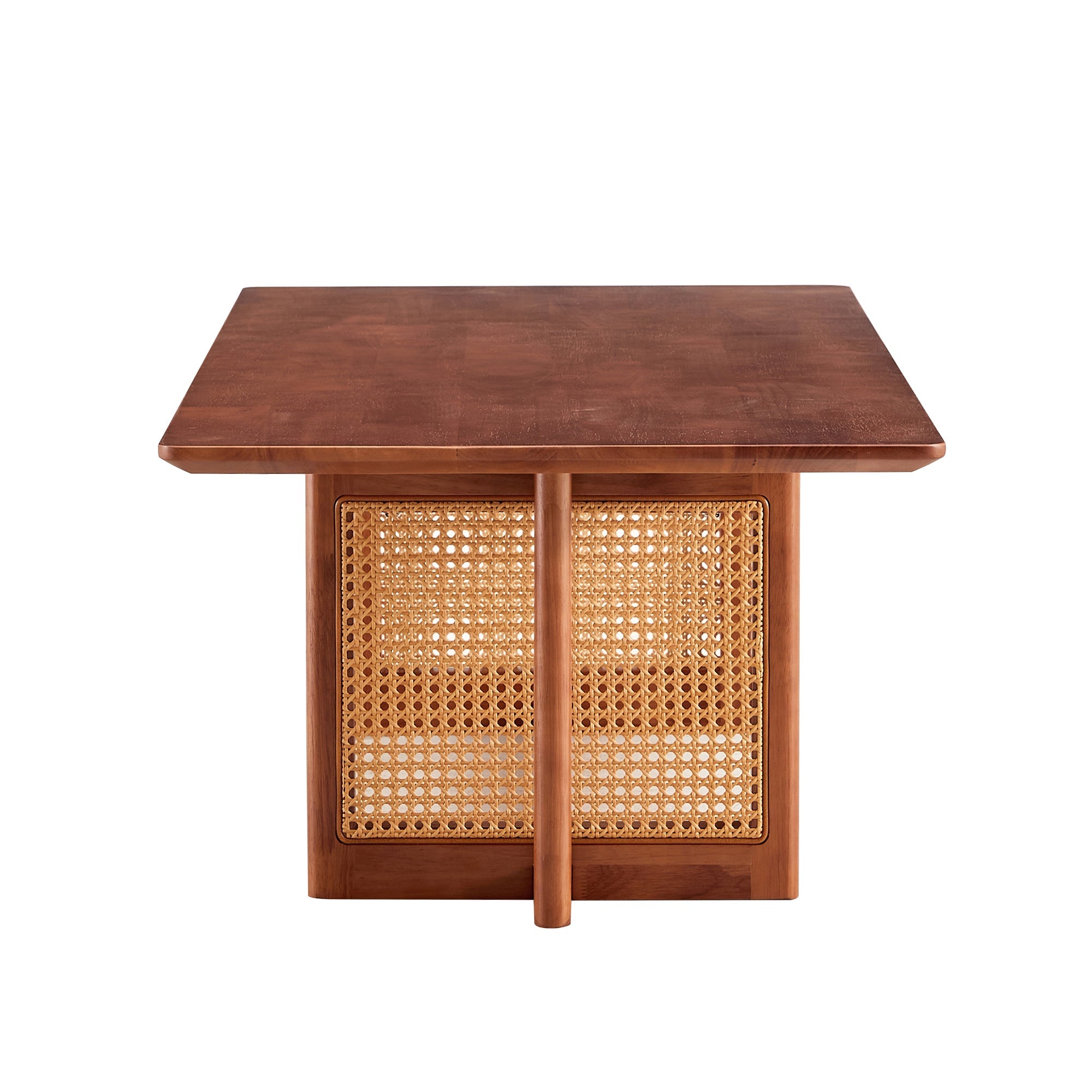 Chinese Style Rattan Solid Wood Coffee Low Table