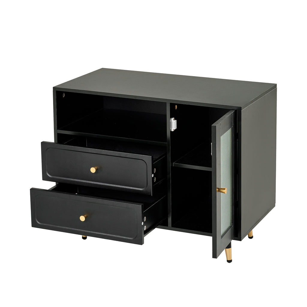 Modern Makeup Vanity Desk with Mirror and Lights