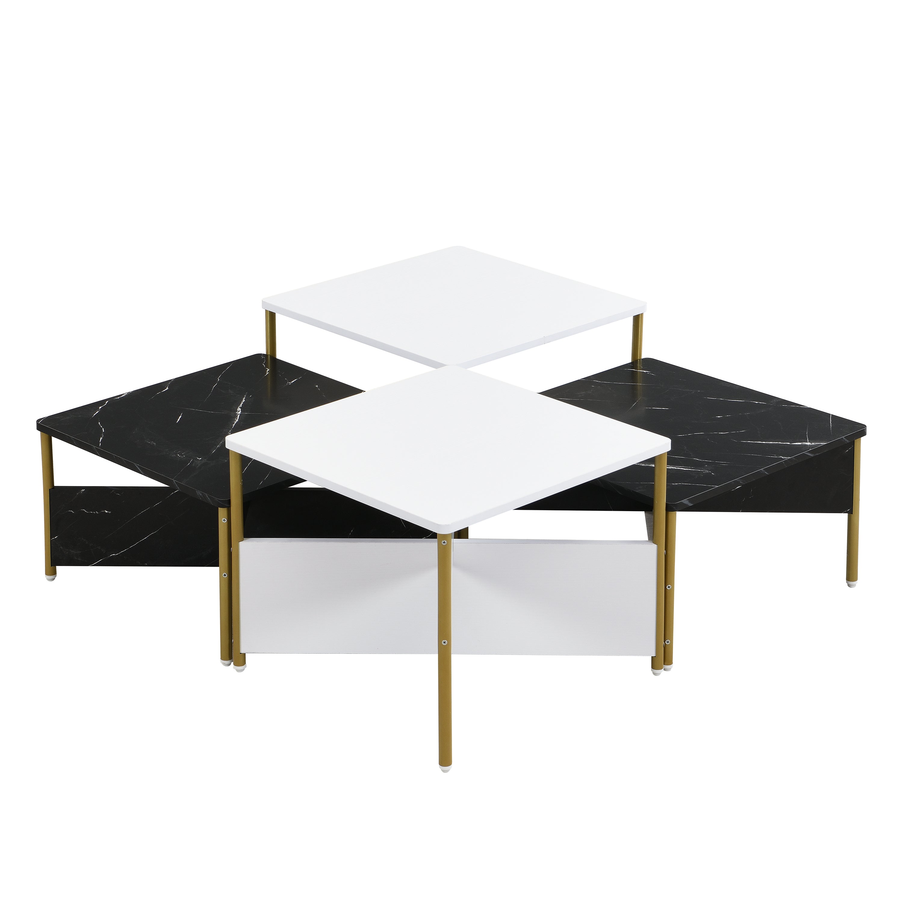 Modern Nesting Coffee Tables Set of 4