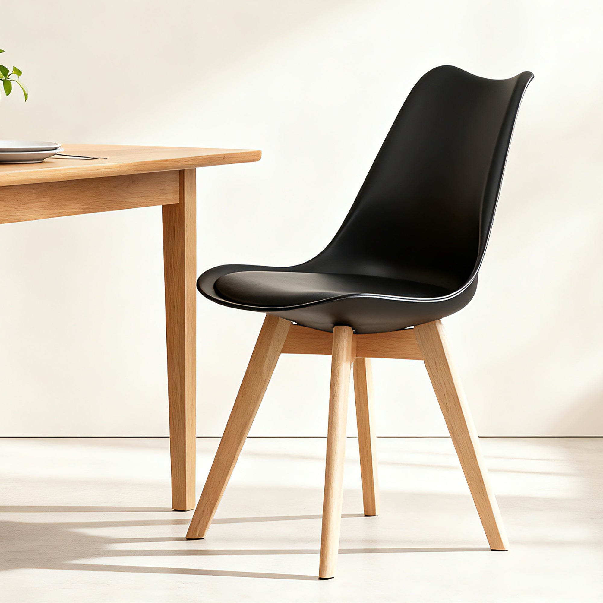 Medieval Modern Style Dining Chairs (Set of Four)