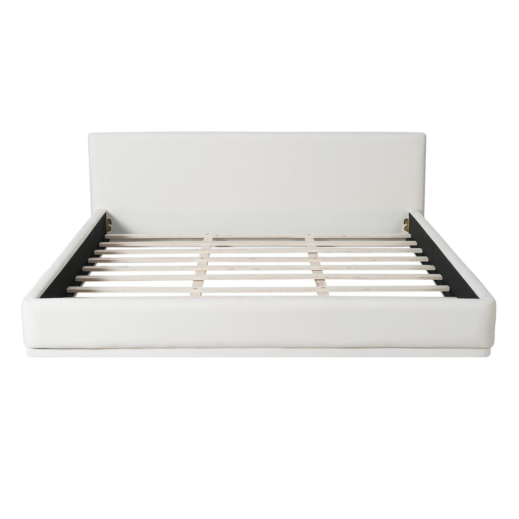 Luxurious and Cozy Upholstered Velvet Bed