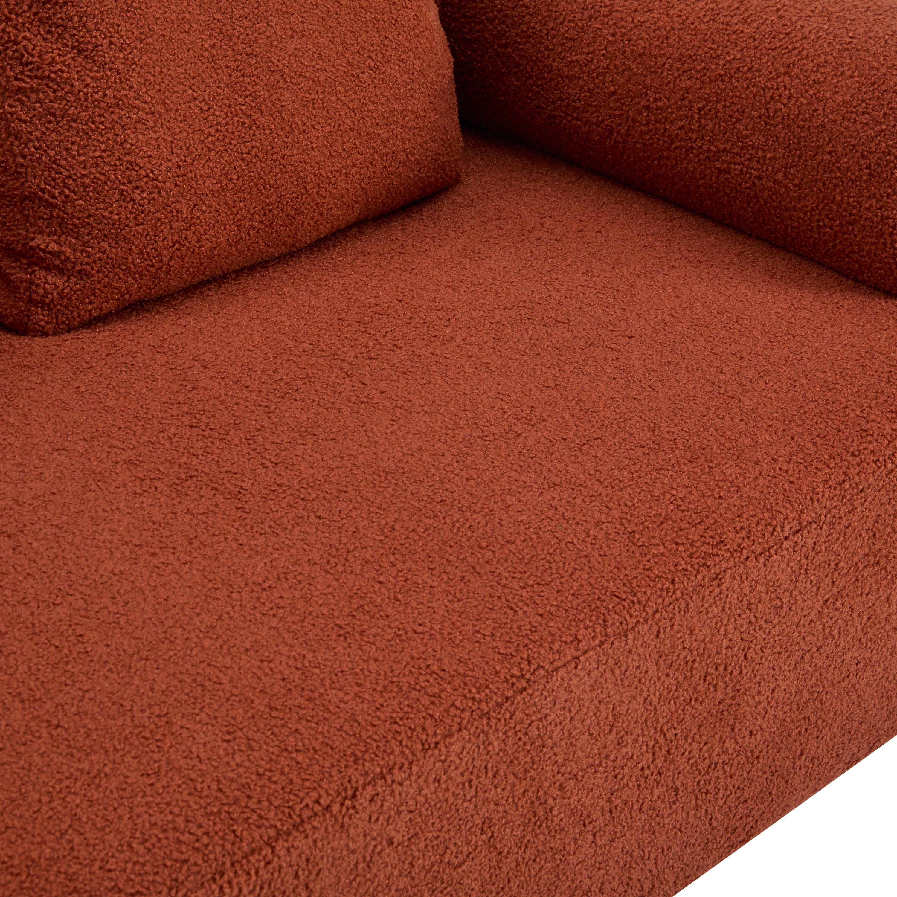 78' Modern Upholstered Sofa with 3 Plush Pillows