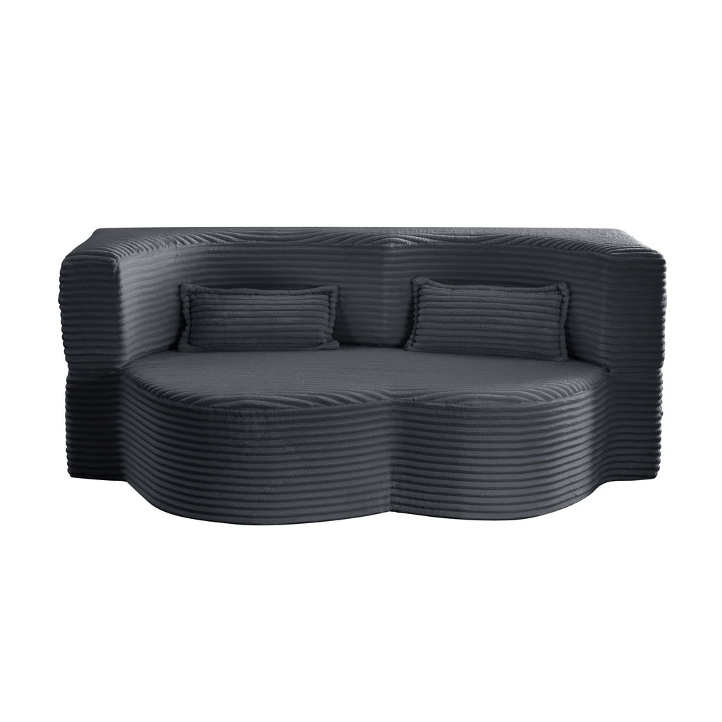 Full Size Convertible Floor Sleeper Sofa Bed