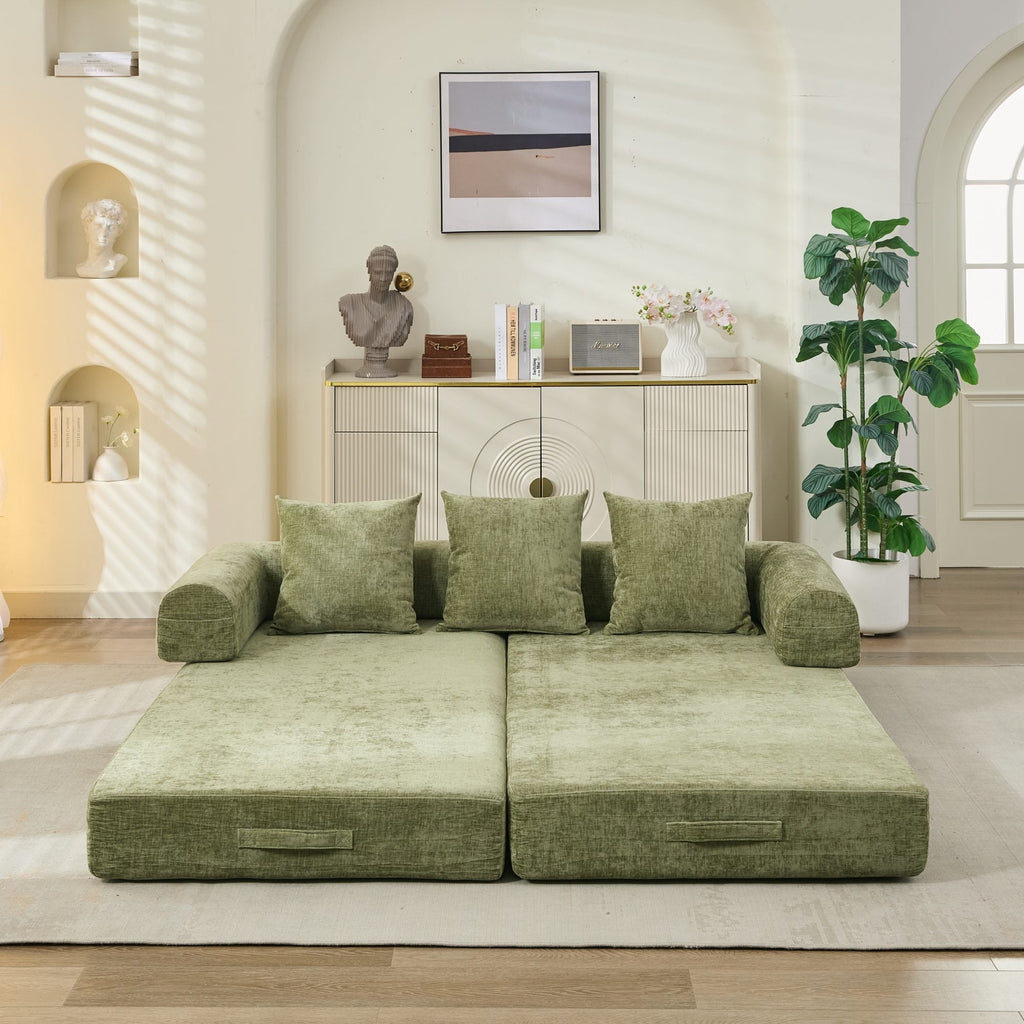 Comfy Convertible Folding Mattress Sofa Bed