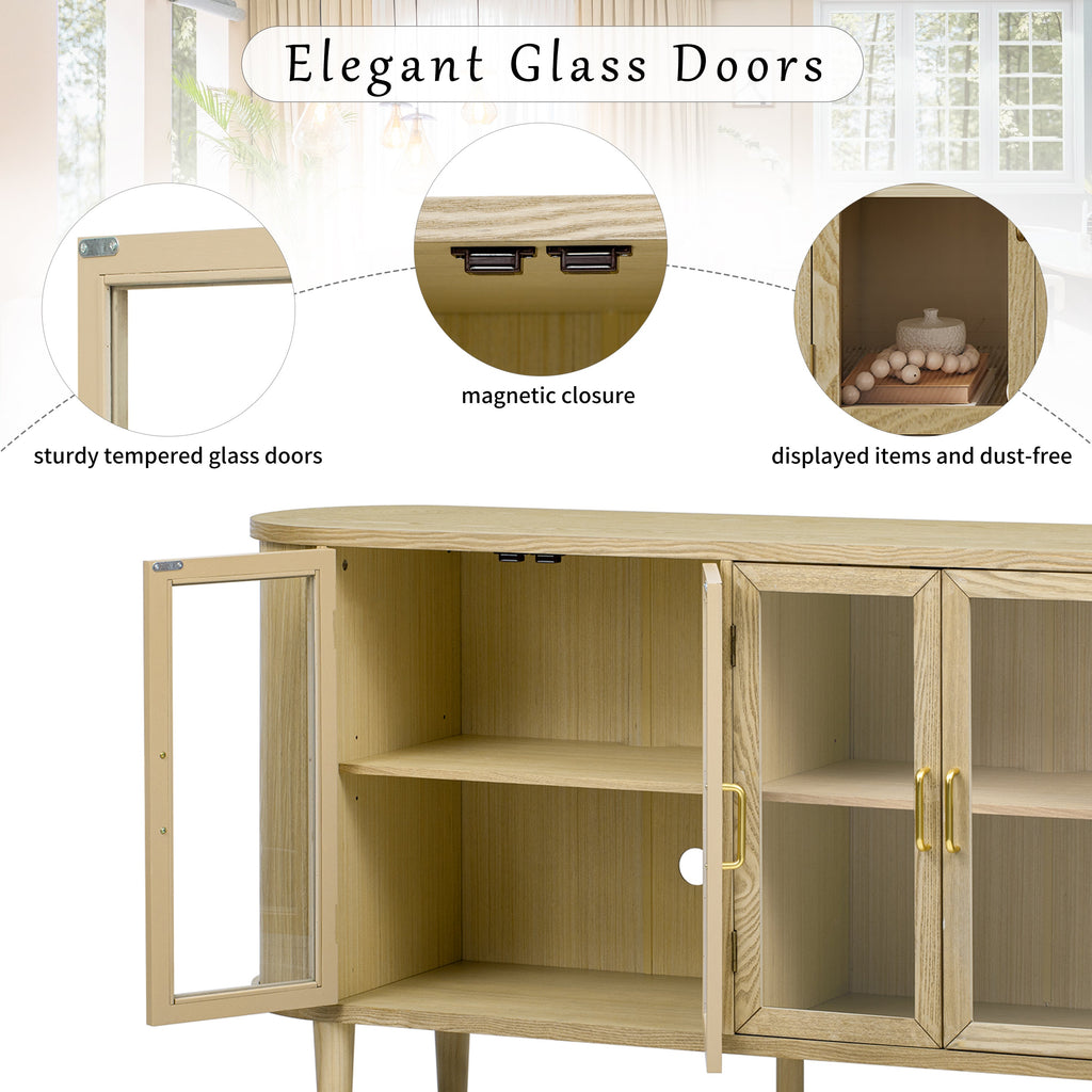 Farmhouse Sideboard Cabinet with Storage