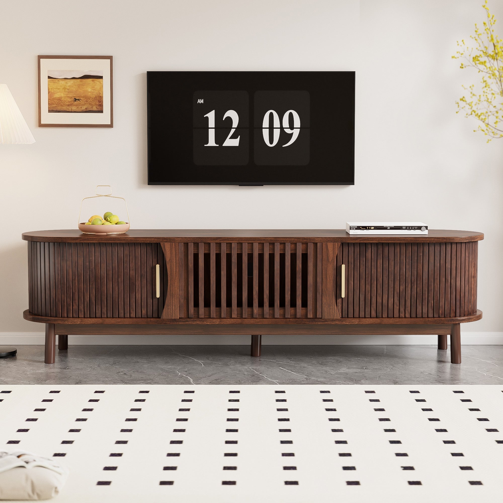Modern Farmhouse TV Stand for 75' TVs