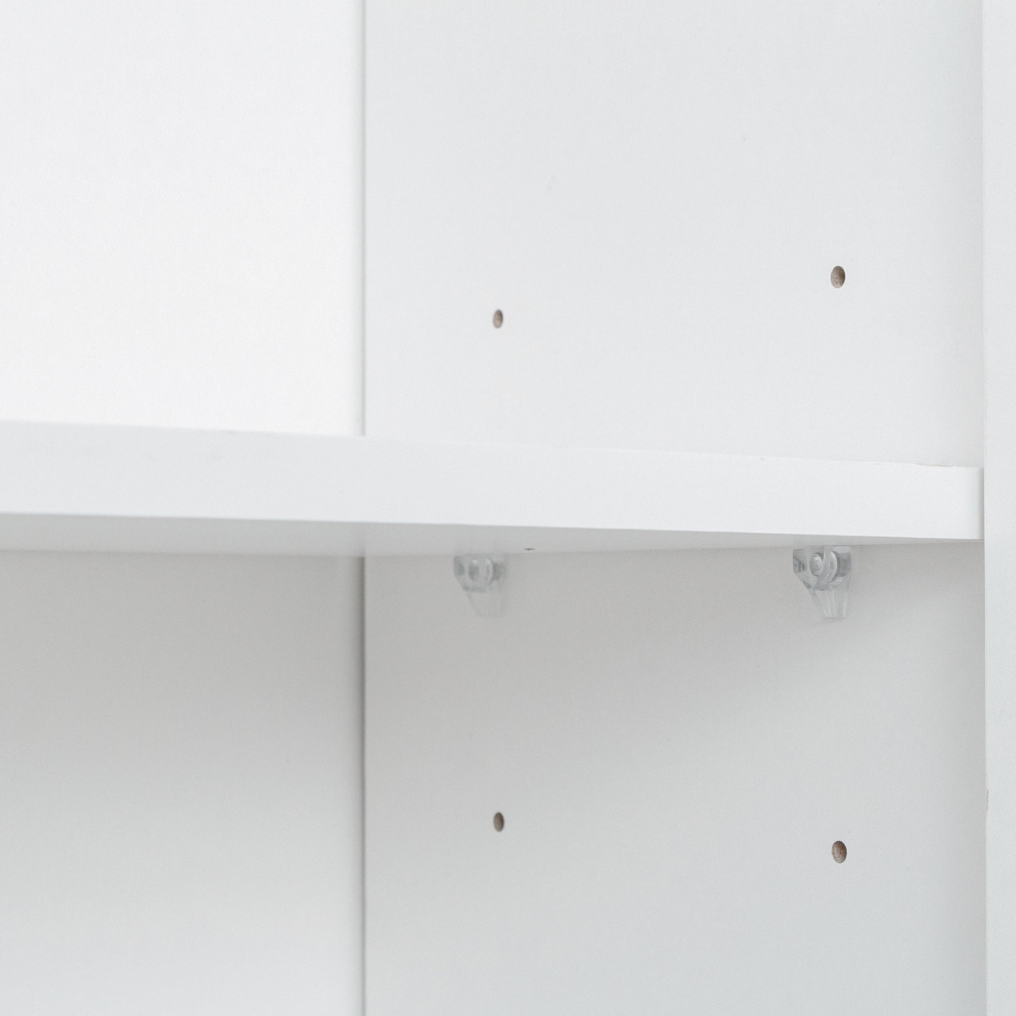 70.87' Tall White Kitchen Cabinet with 6-Doors