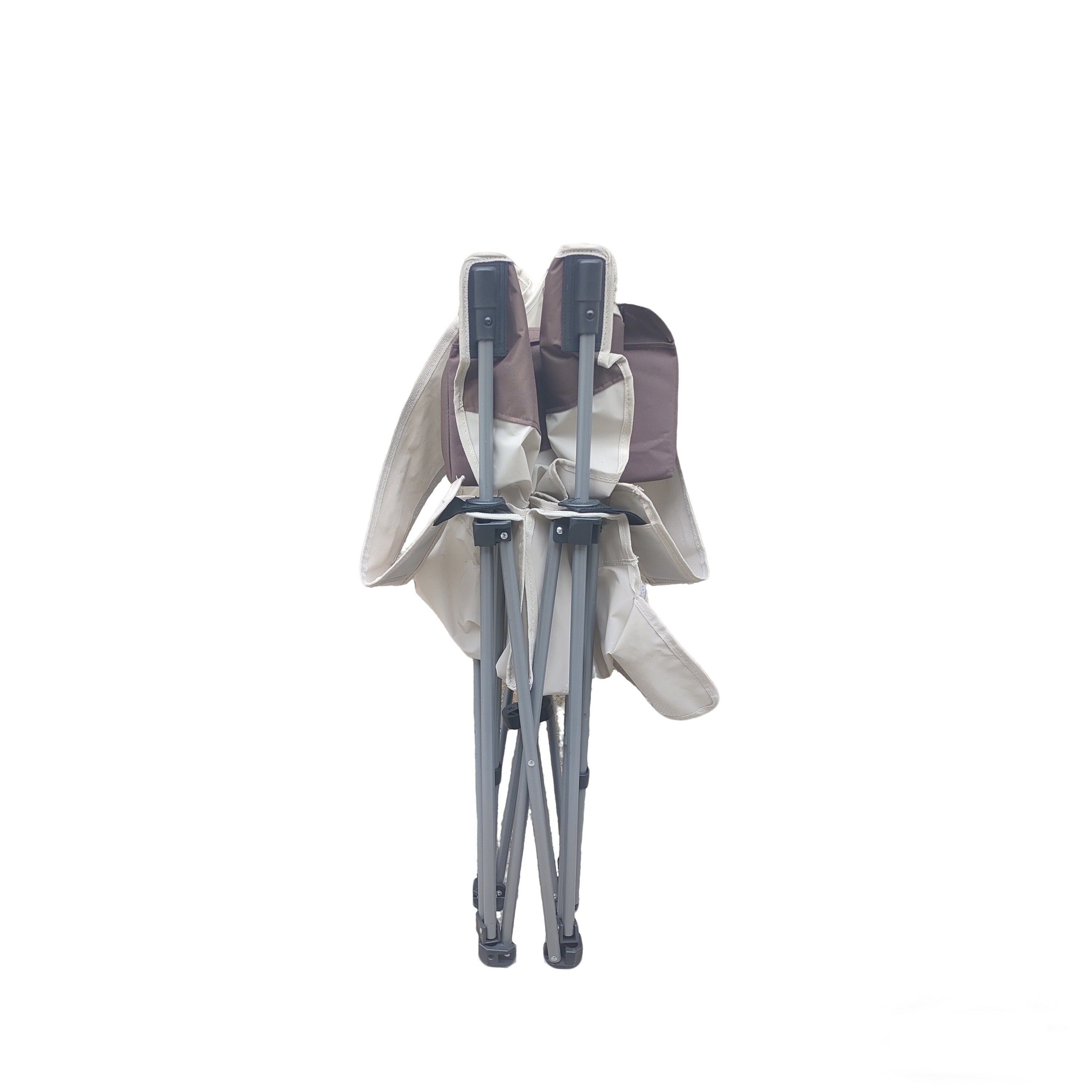 Outdoor Camping Chair Folding Reclining with Side Pockets and Cup Holder