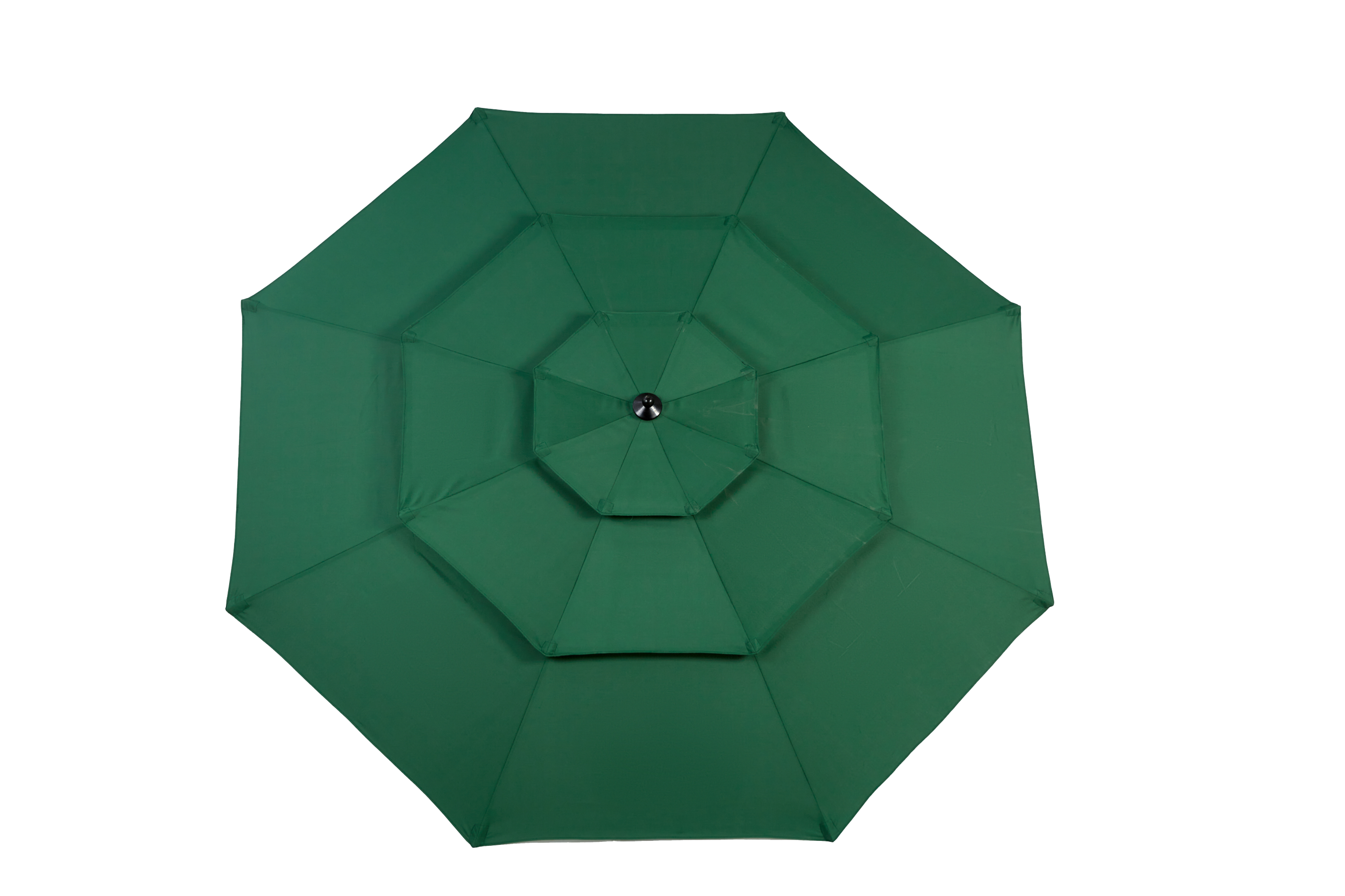 10ft 3-Tier Aluminium Patio Umbrella with Auto-Tilt (No Base)