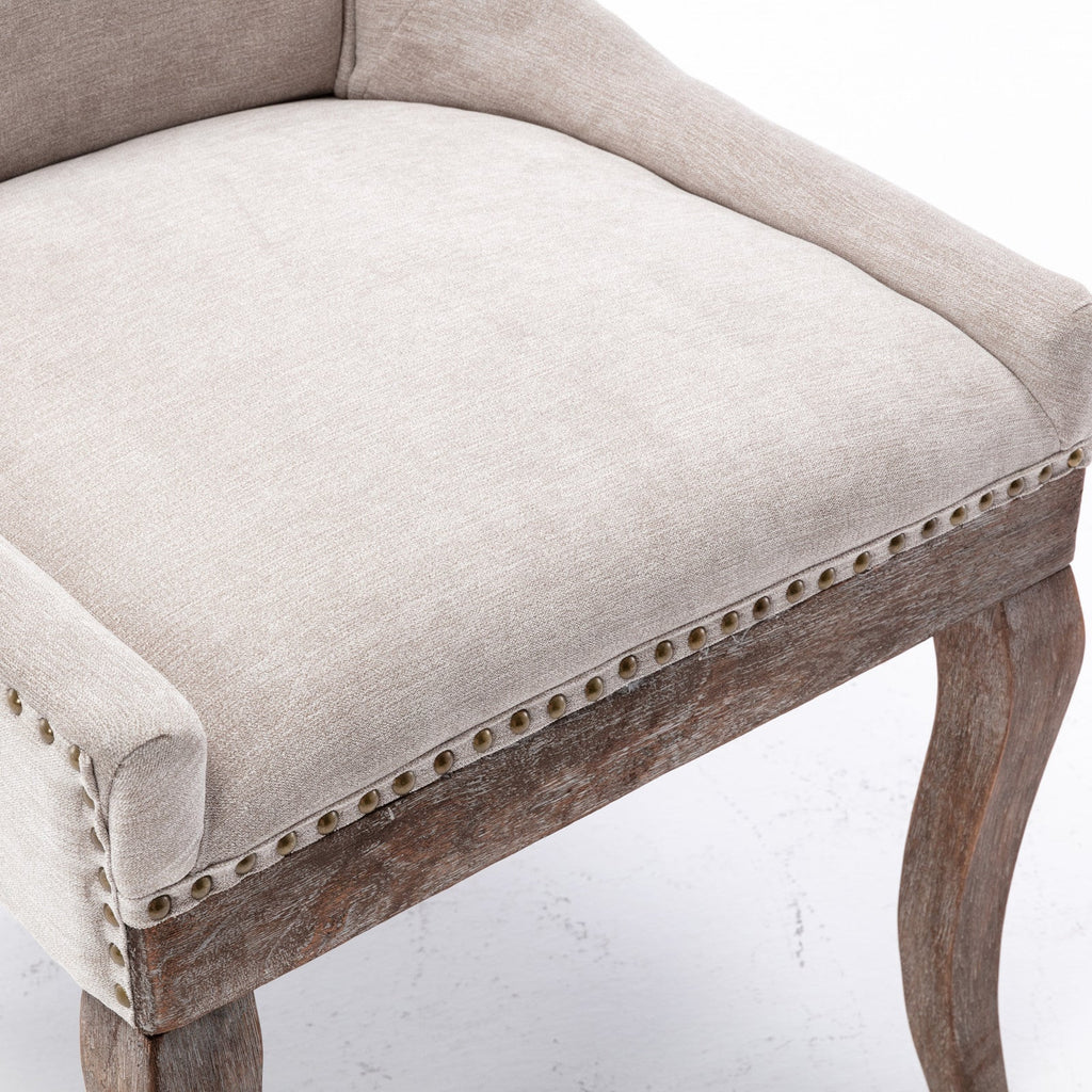 Ultra Side Thickened Fabric Dining Chair (Set of 2)