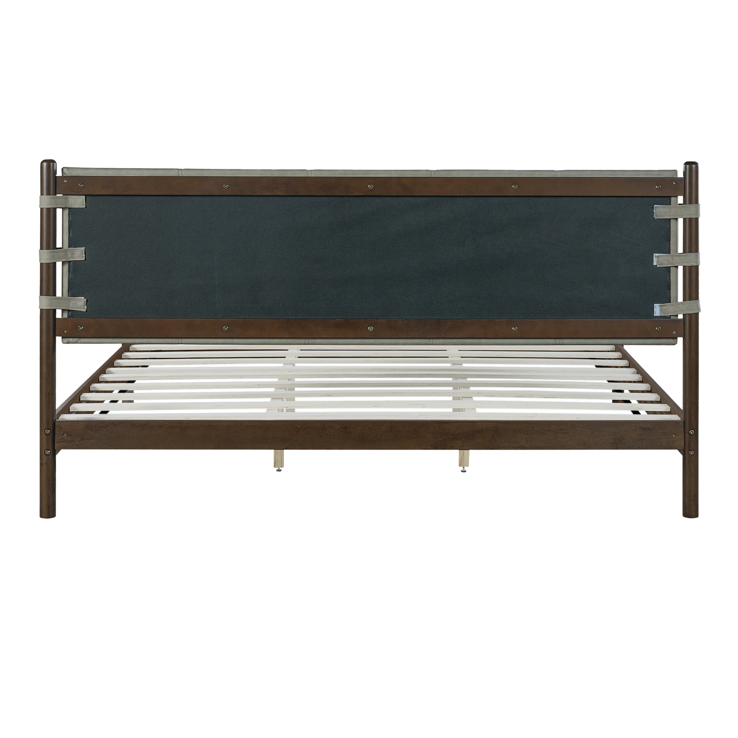 Premium Rubber Wood Platform Bed Frame